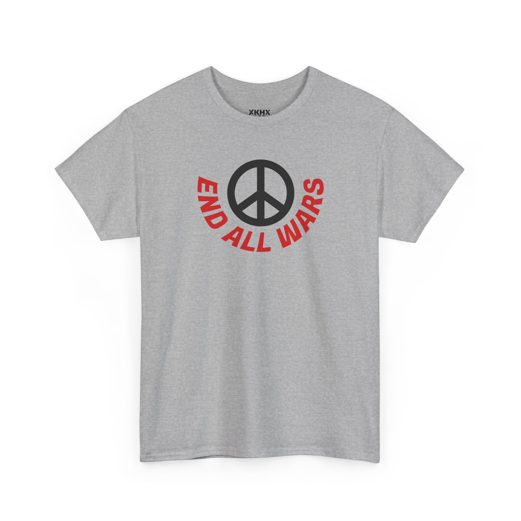 Peace Symbol T-Shirt — "End All Wars" Anti-War Graphic Tee