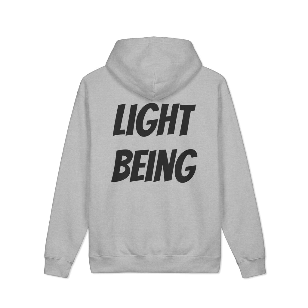Custom Text Hoodie — Personalized Text Light Being Pullover