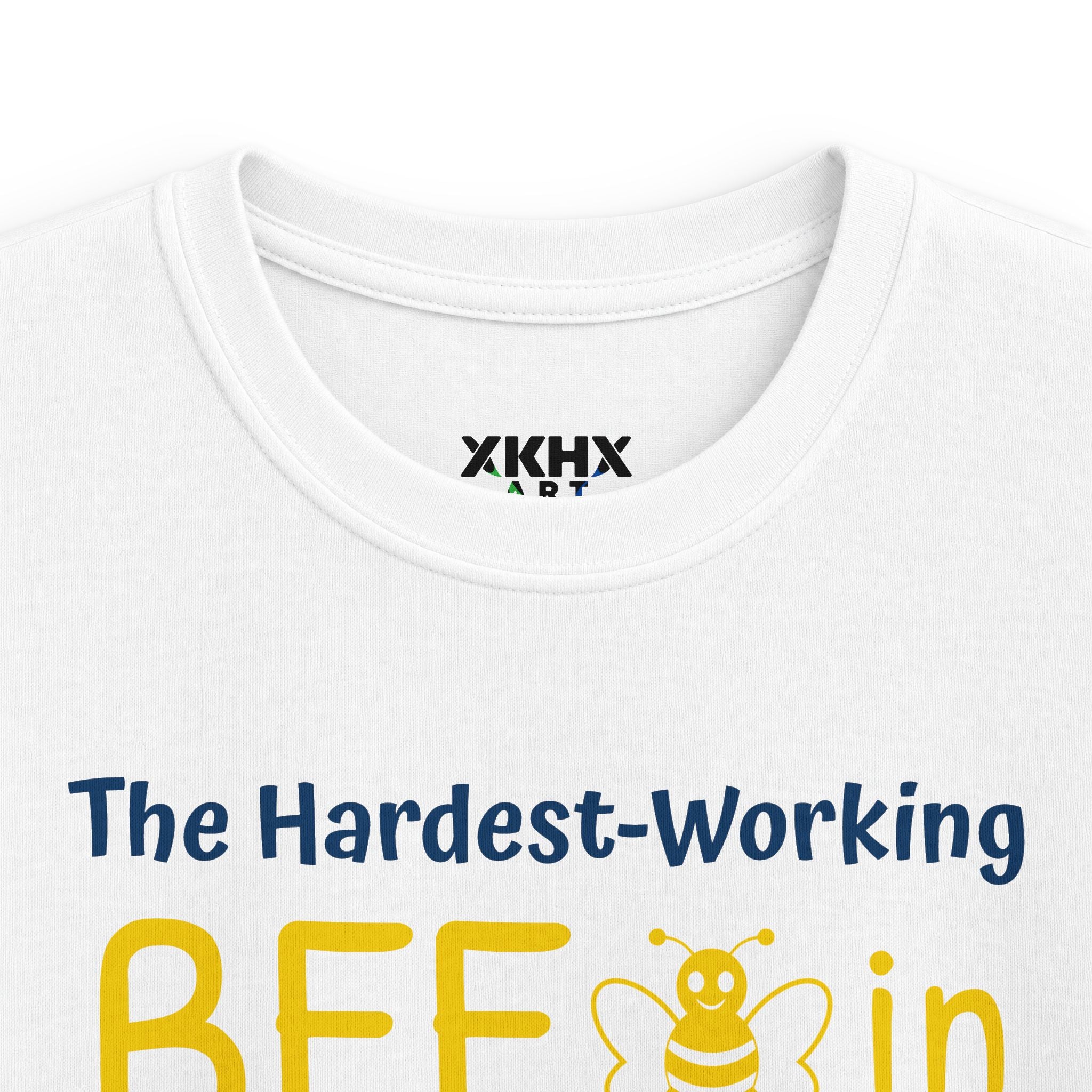 Personalized [XX] Grade Bee T-Shirt — "The Hardest-Working Bee in [XX] Grade" Kids Tee