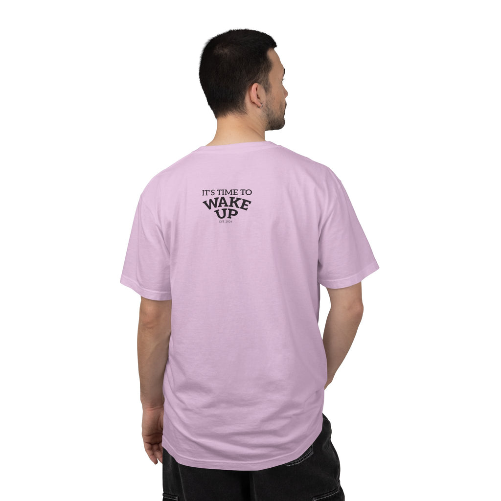 Wake Up Graphic T-Shirt — "It's Time to Wake Up" Casual Tee