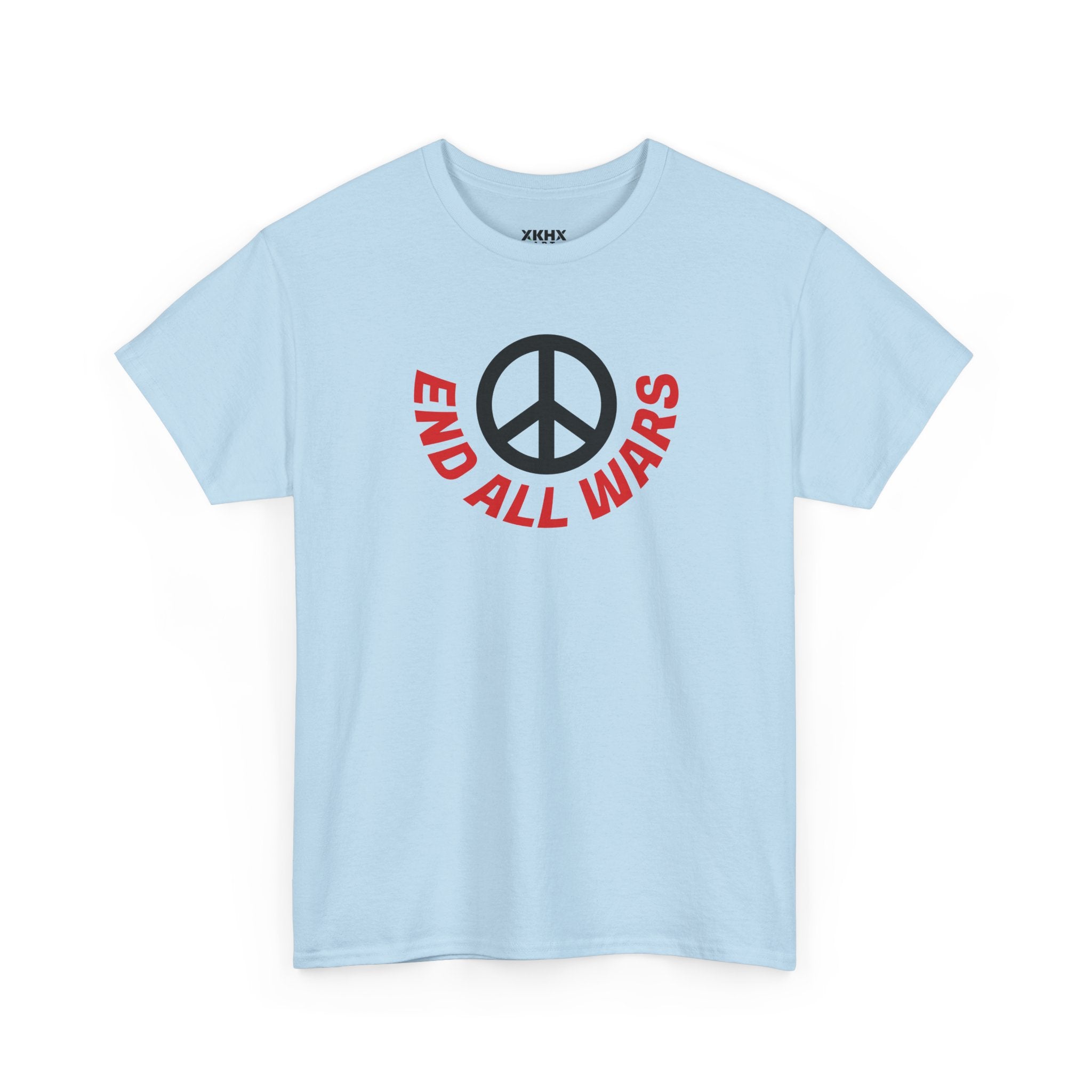 Peace Symbol T-Shirt — "End All Wars" Anti-War Graphic Tee