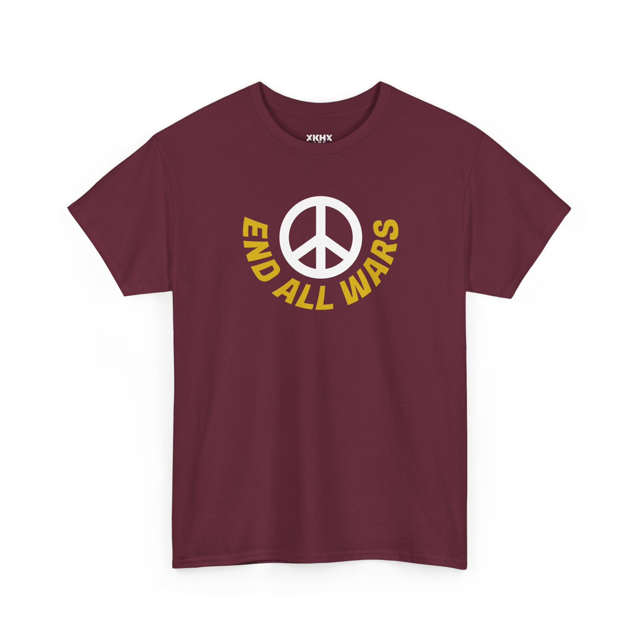 Peace Symbol T-Shirt — "End All Wars" Anti-War Graphic Tee