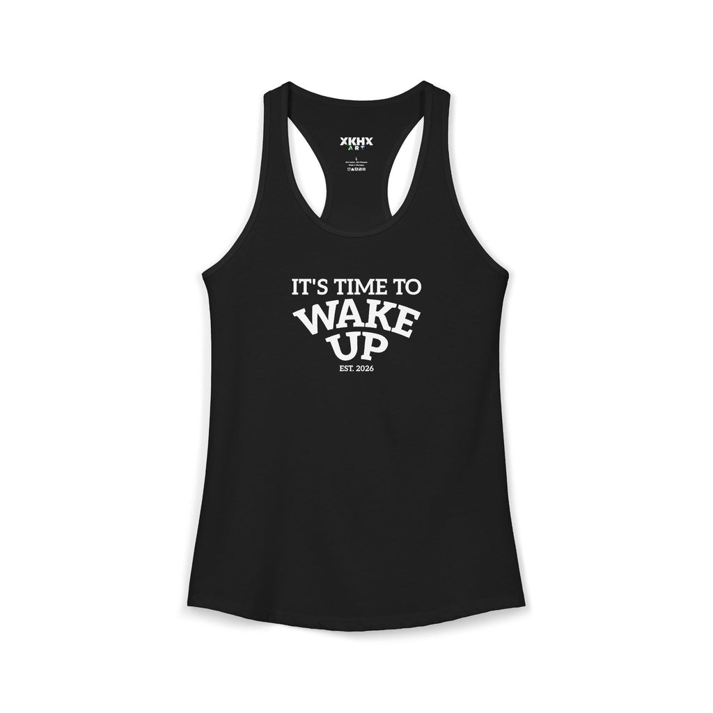 Wake Up dark | Women's Ideal Racerback Tank