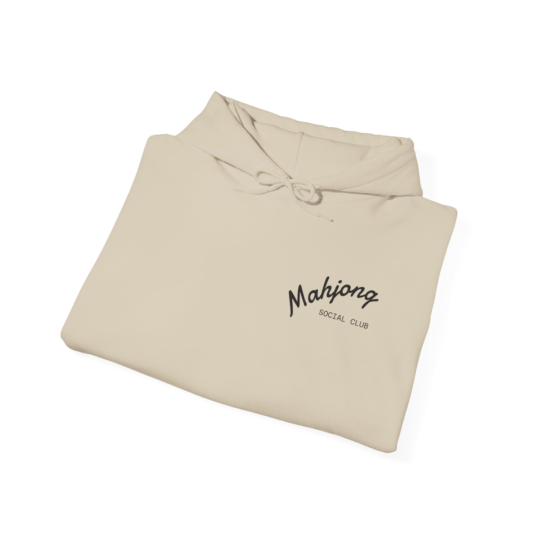 Mahjong Social Club Hoodie | tile-inspired, jade green pastel