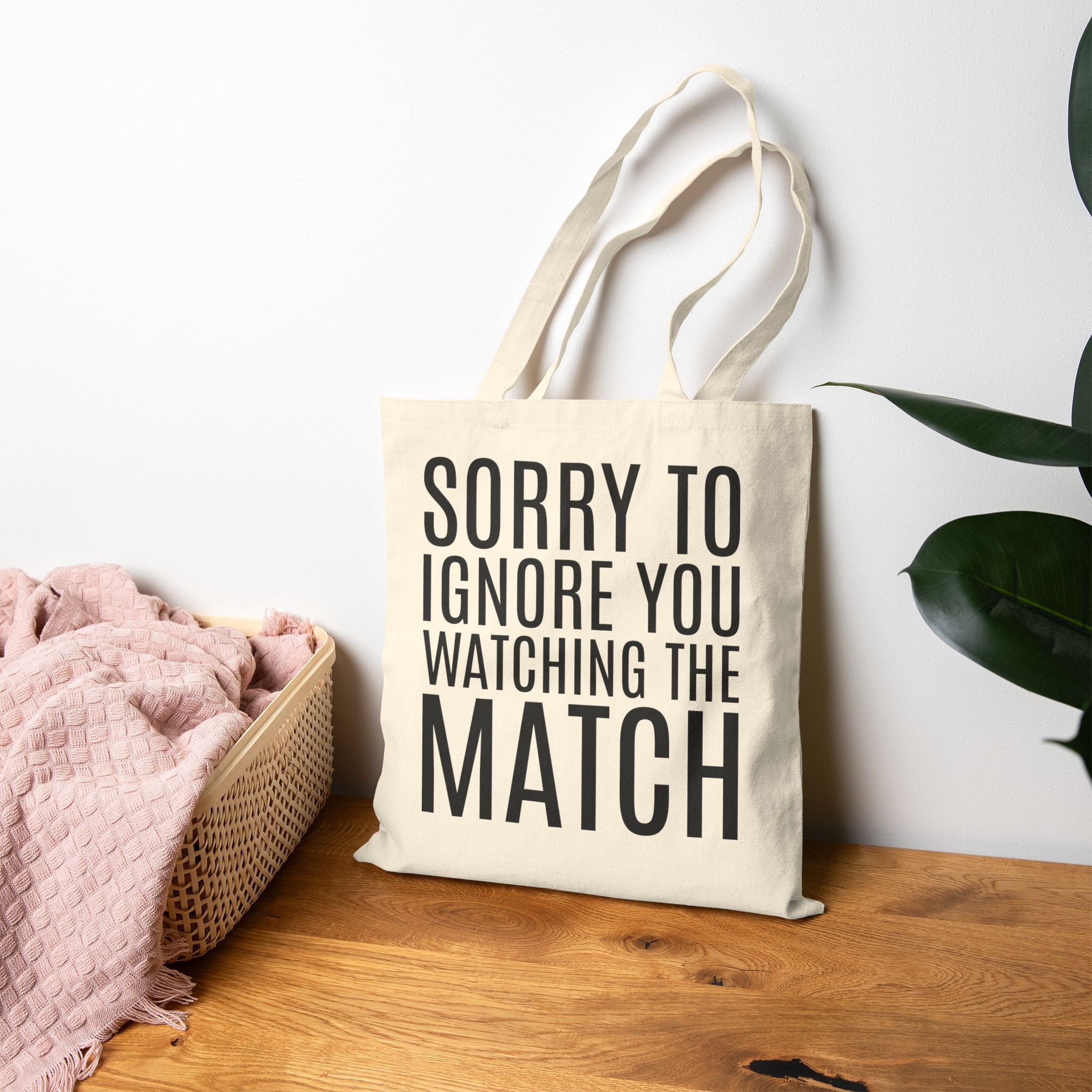 Off to Watch the Match Tote, sorry to ignore you