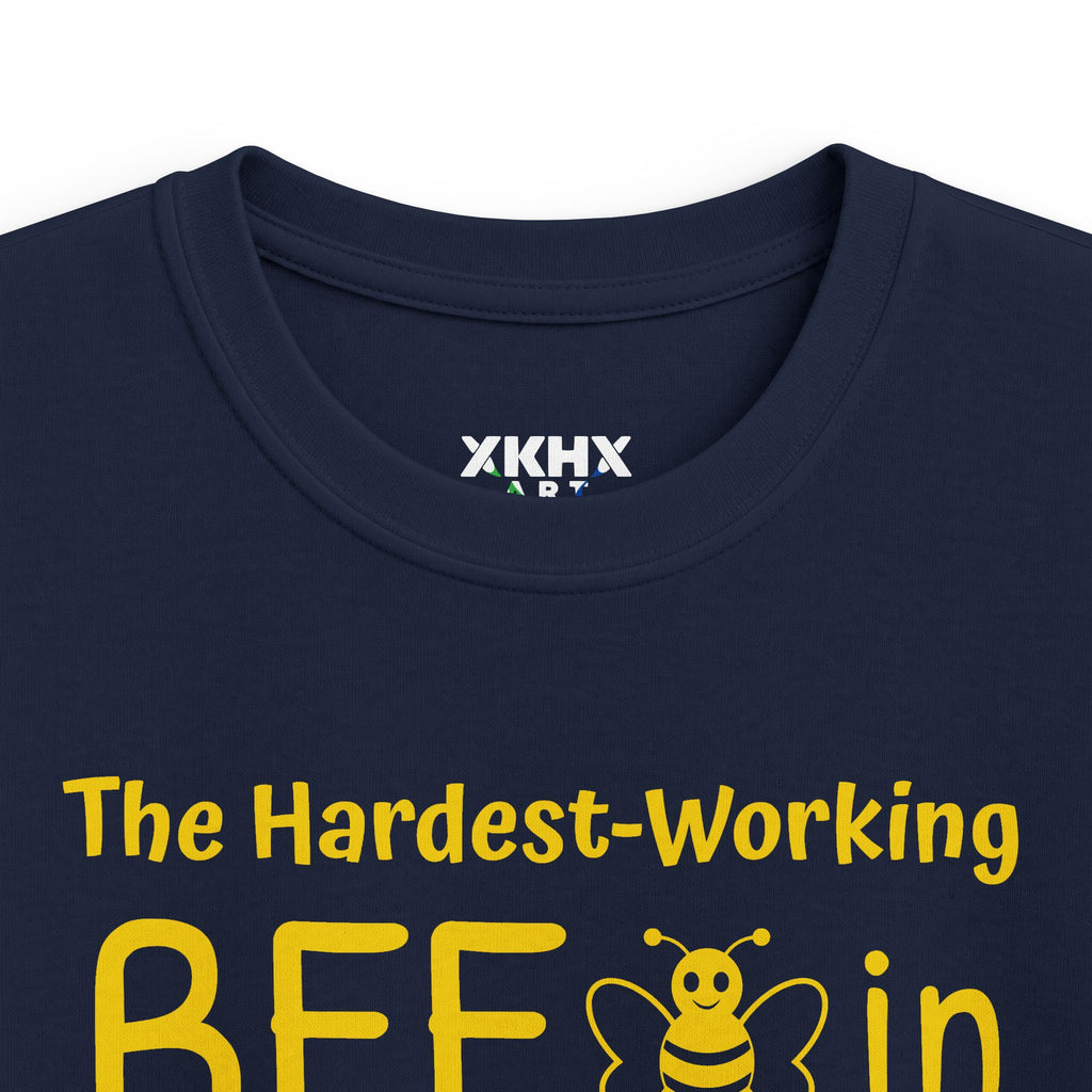 Personalized [XX] Grade Bee T-Shirt — "The Hardest-Working Bee in [XX] Grade" Kids Tee