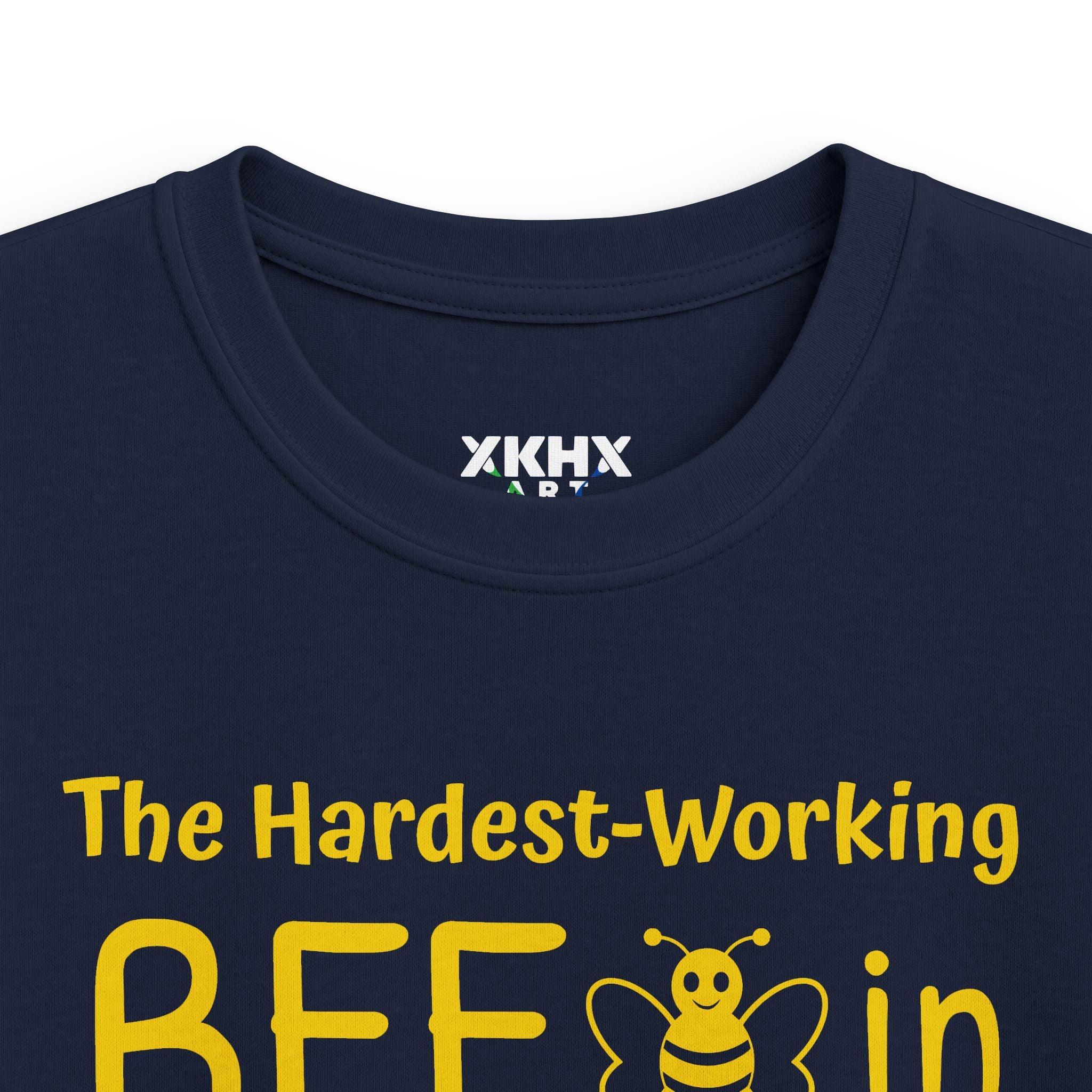 Personalized [XX] Grade Bee T-Shirt — "The Hardest-Working Bee in [XX] Grade" Kids Tee