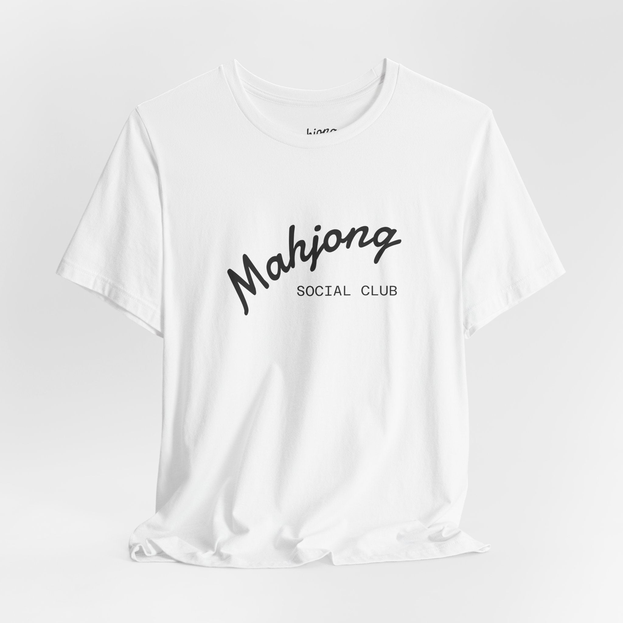 Mahjong Social Club Tee | tile-inspired, jade green pastel