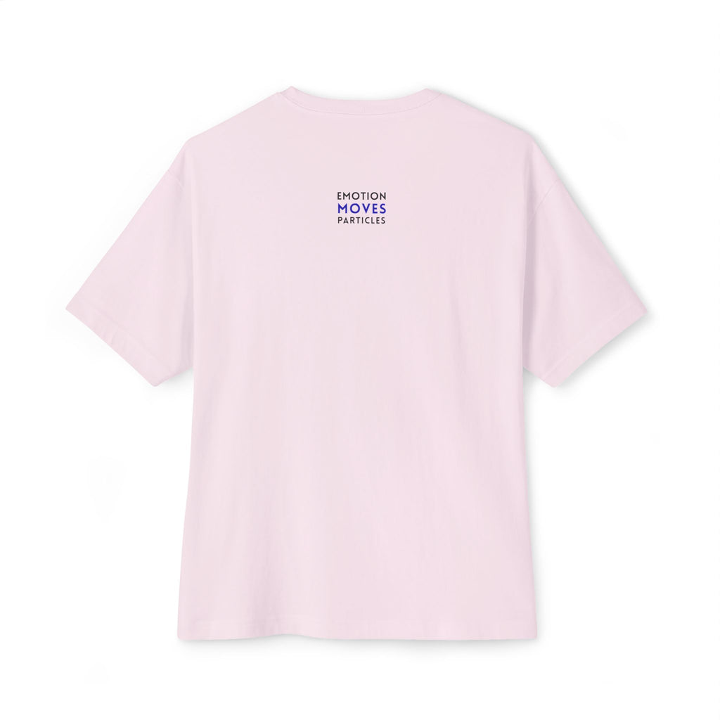 Emotion Moves Particles Tee — Minimalist Motivational Graphic T-Shirt