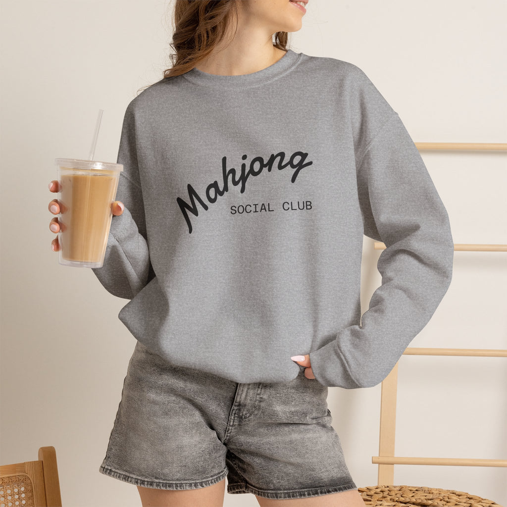 Mahjong Social Club | Unisex Heavy Blend™ Crewneck Sweatshirt