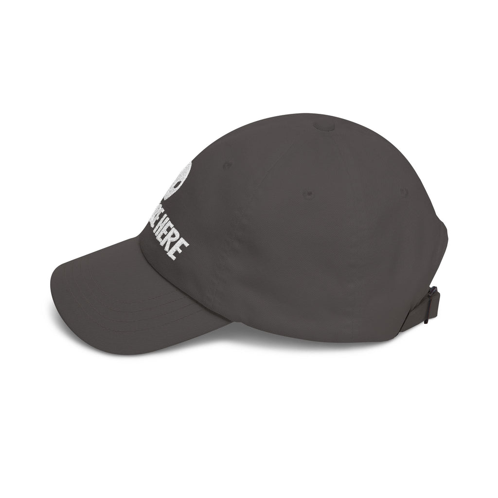 Alien "They Are Here" Dad Cap - Embroidered Baseball Hat dark