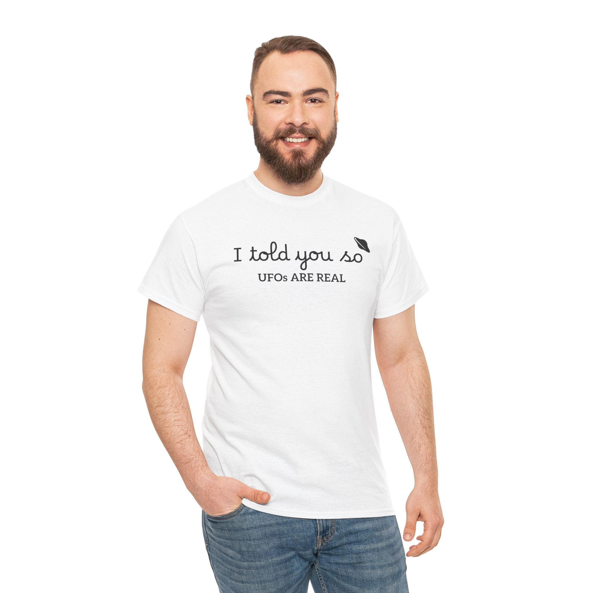 Alien Tee — Minimal "I told you so" Graphic T-Shirt