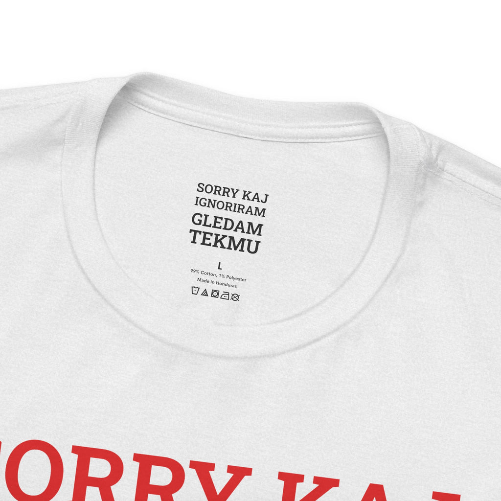 Off to Watch the Match Tee | Sorry kaj ignoriram gledam tekmu, match-day outfit