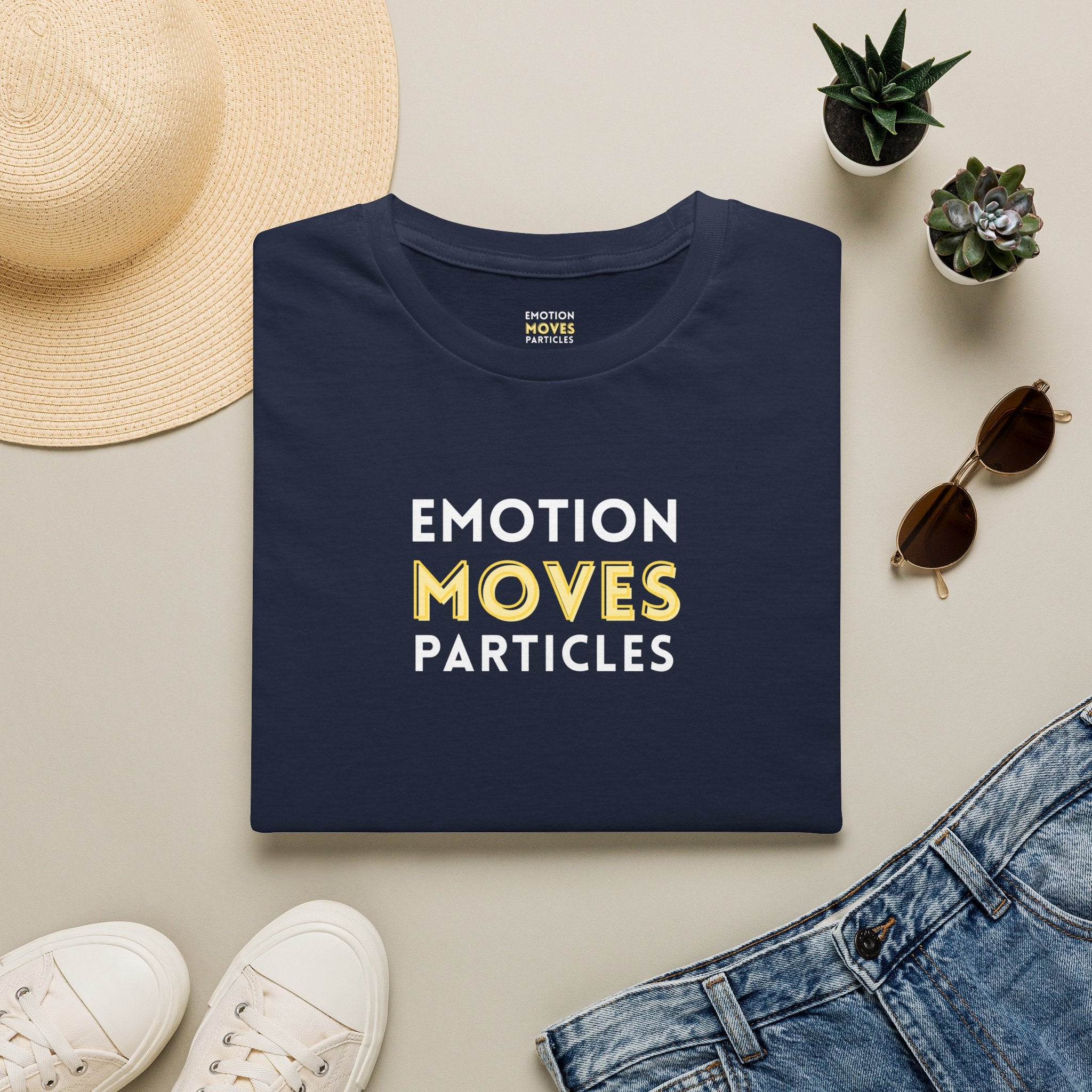 Emotion Moves Particles | Unisex Softstyle T-Shirt