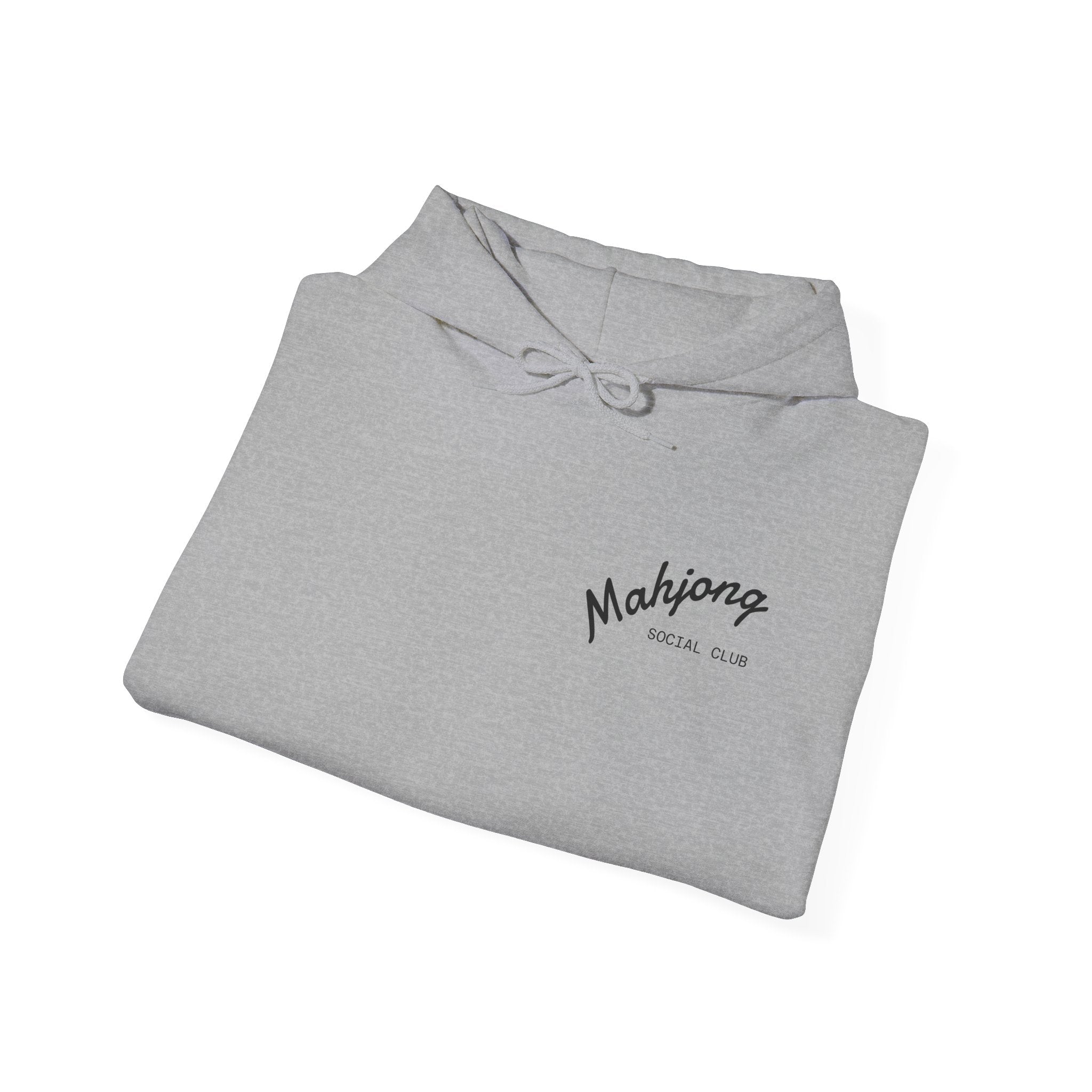 Mahjong Social Club Hoodie | tile-inspired, jade green pastel