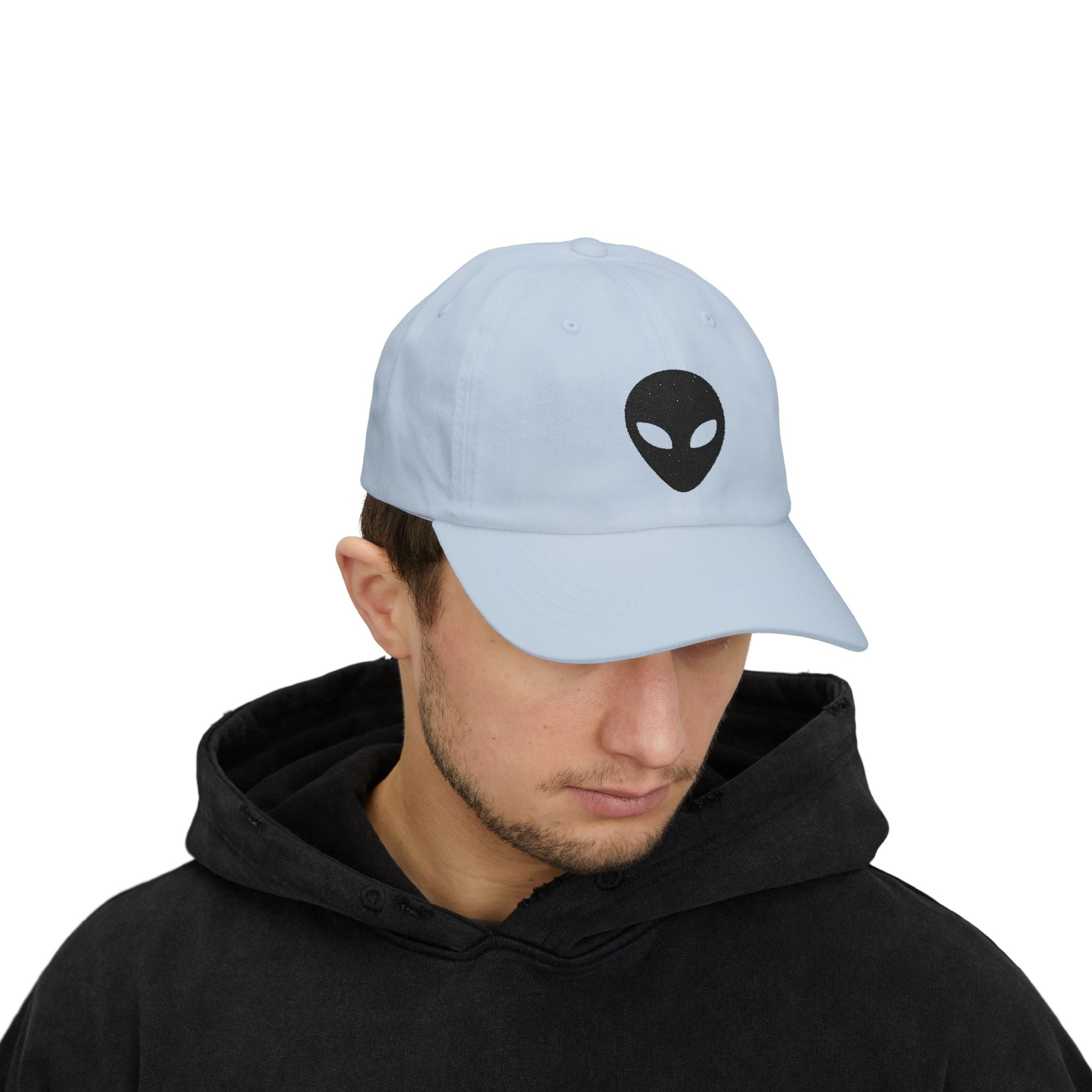 Alien "They Are Here." Dad Cap - Embroidered Baseball Hat light