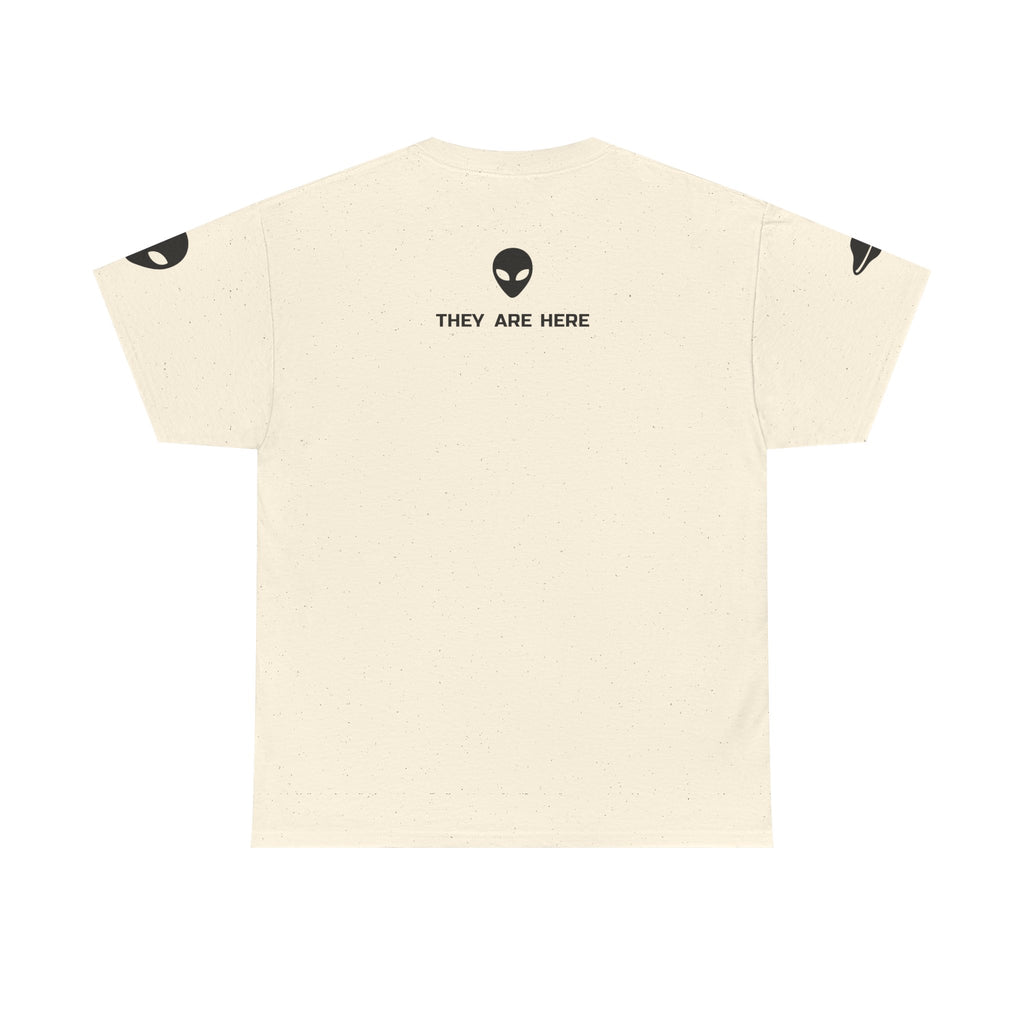 Alien Head "They Are Here" Graphic Tee