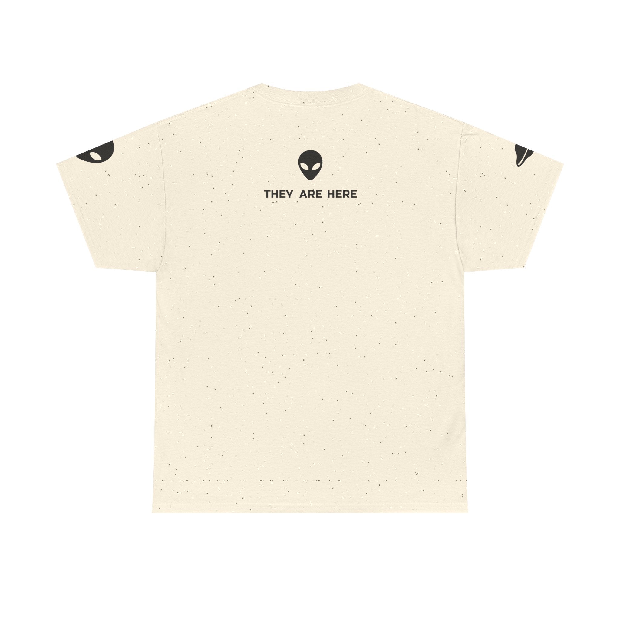 Alien Head "They Are Here" Graphic Tee
