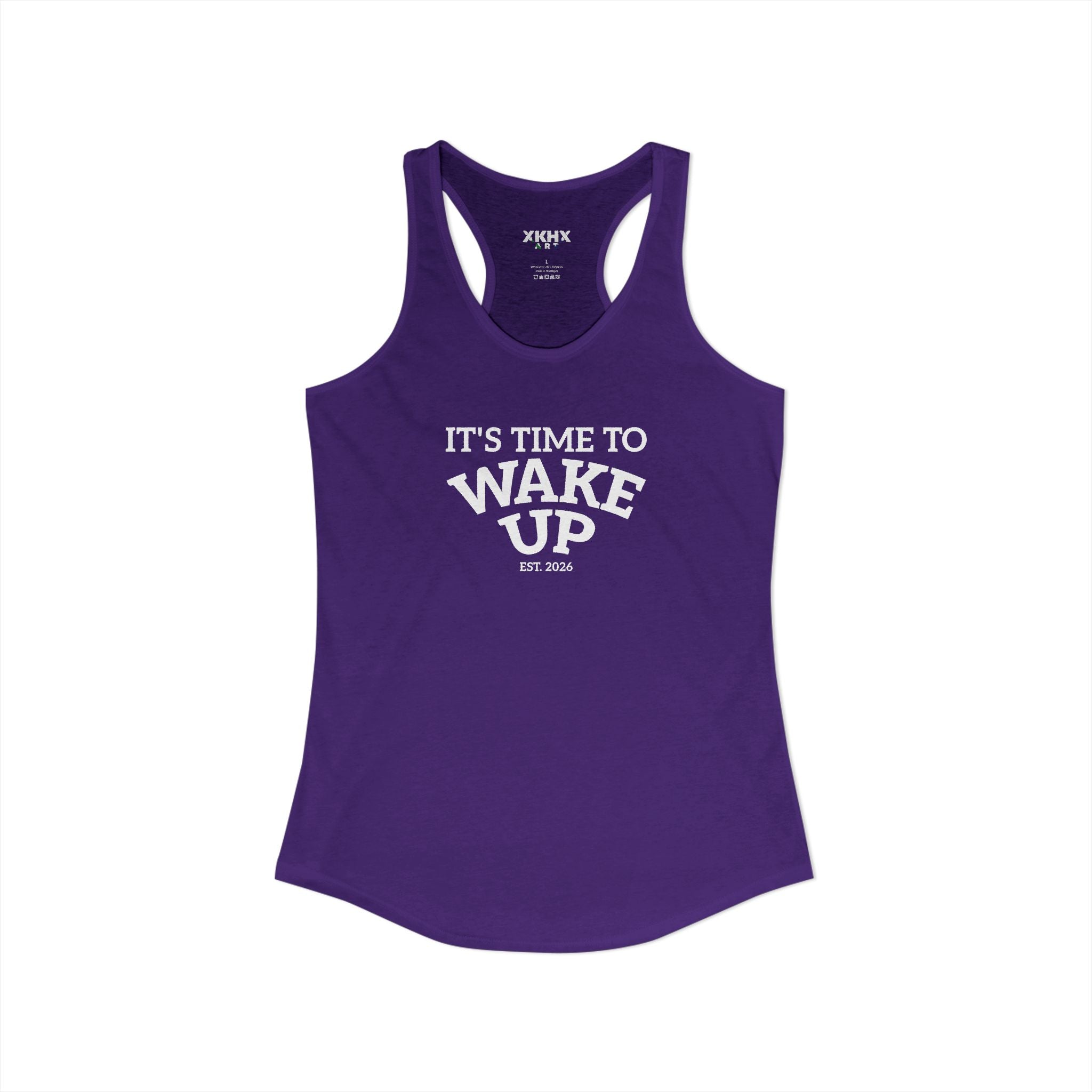 Wake Up dark | Women's Ideal Racerback Tank