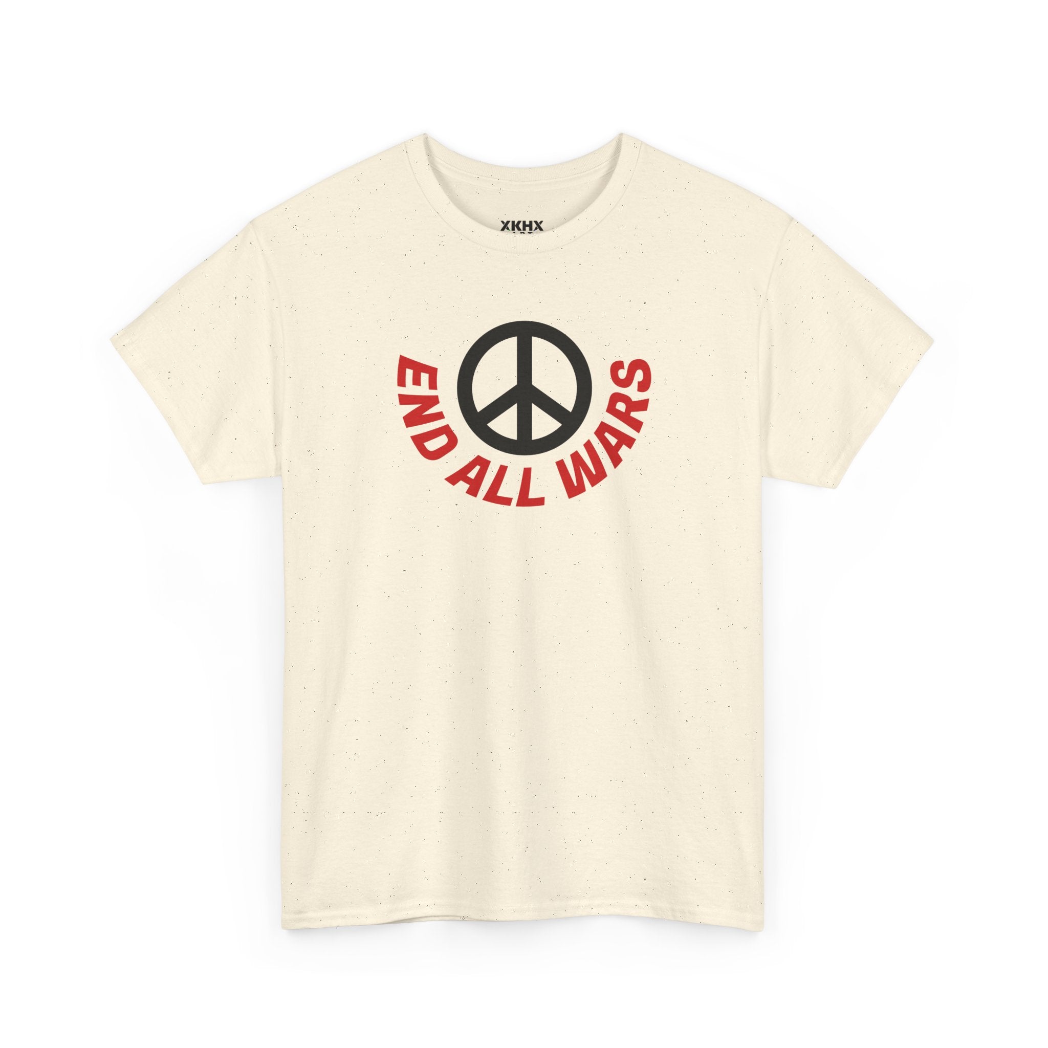 Peace Symbol T-Shirt — "End All Wars" Anti-War Graphic Tee