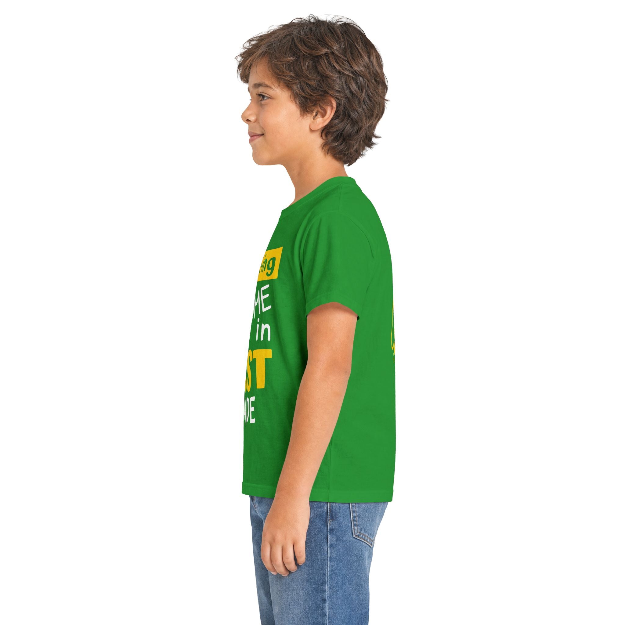 Personalizable "Busy BEE-ing Awesome in [XX] Grade" Kids Tee