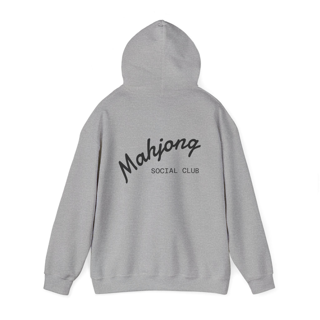 Mahjong Social Club Hoodie | tile-inspired, jade green pastel