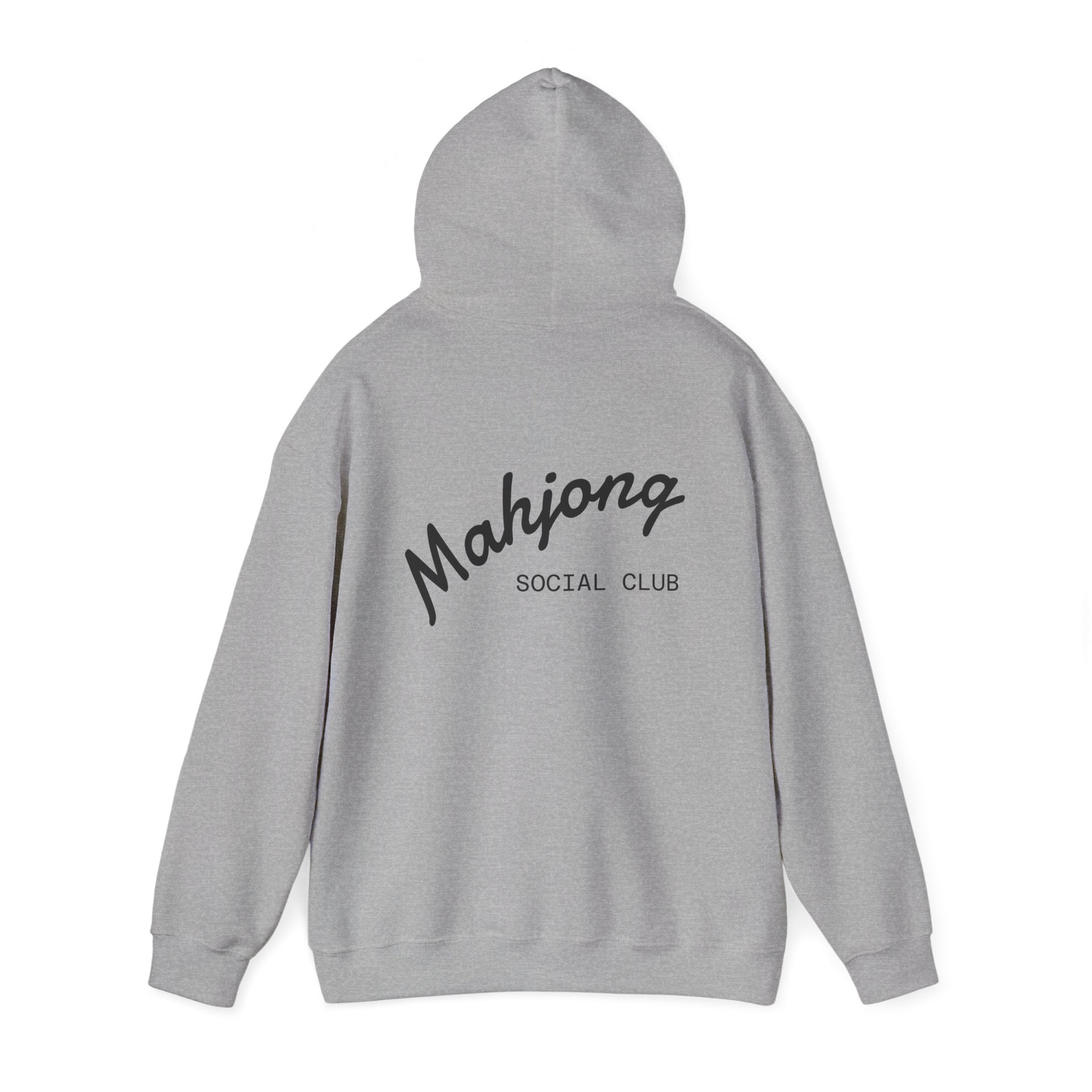 Mahjong Social Club Hoodie | tile-inspired, jade green pastel