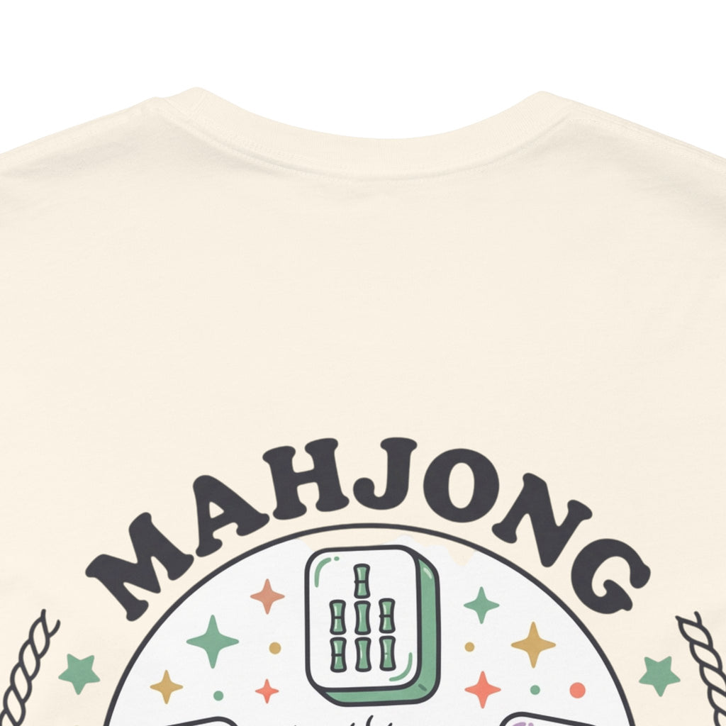 Mahjong Social Club Tee | tile-inspired, jade green pastel