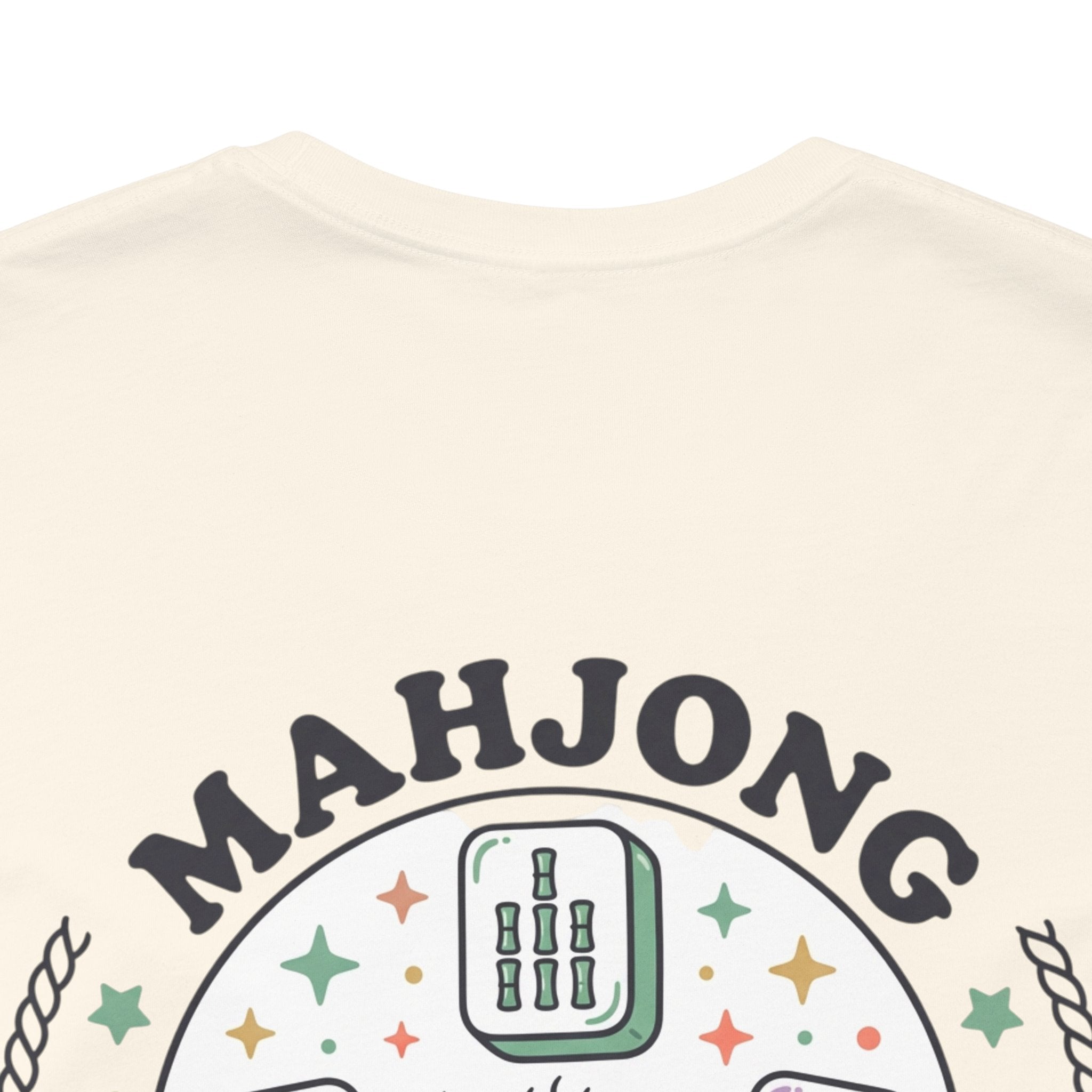 Mahjong Social Club Tee | tile-inspired, jade green pastel
