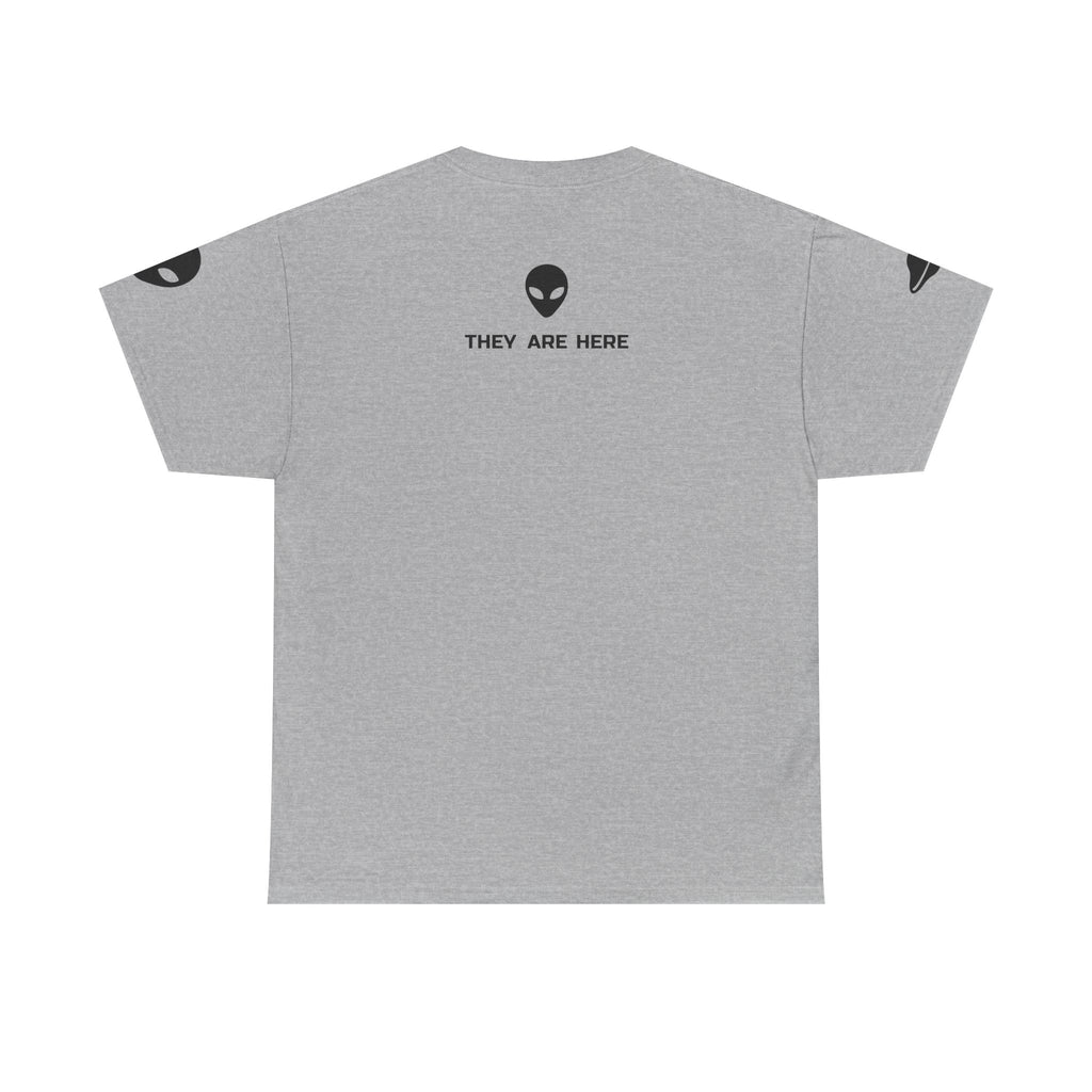 Alien Head "They Are Here" Graphic Tee