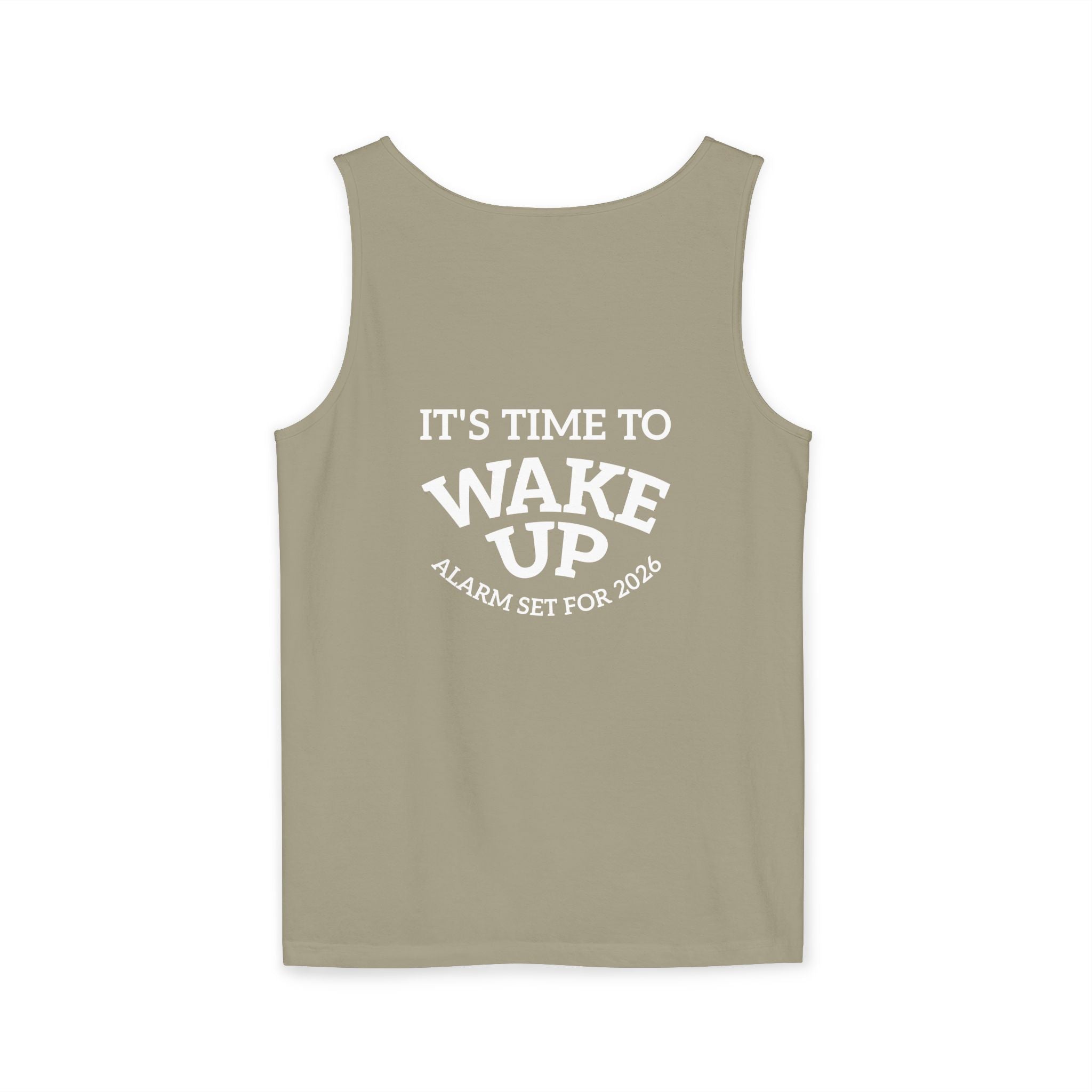 Wake Up Tank Top dark — Casual Graphic Tank