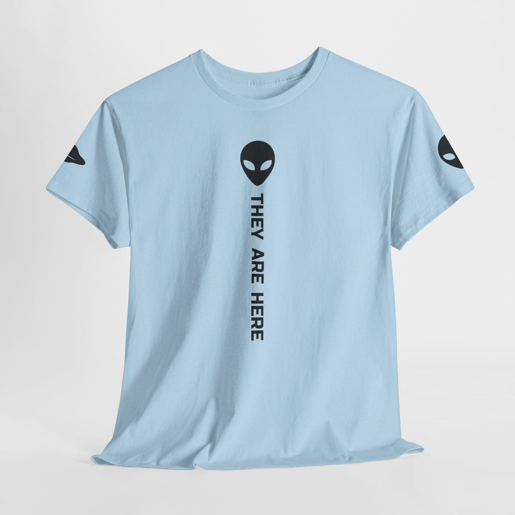 Alien Head "They Are Here" Graphic Tee
