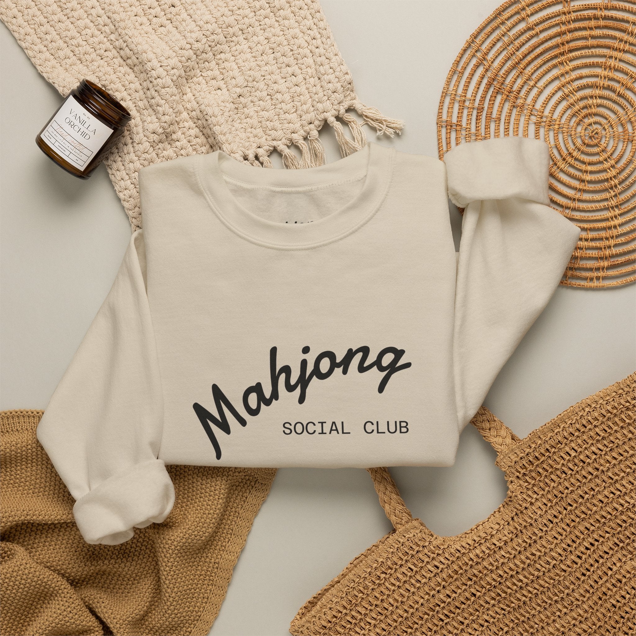Mahjong Social Club | Unisex Heavy Blend™ Crewneck Sweatshirt