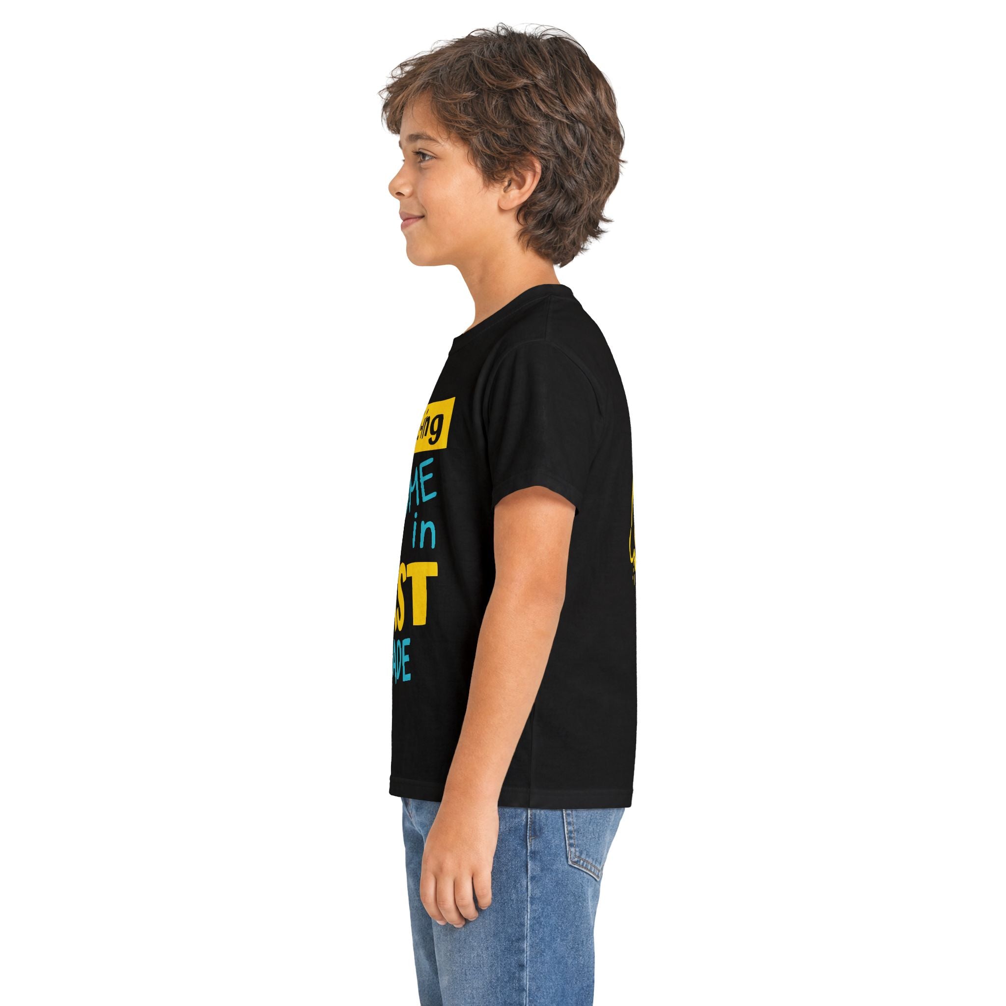 Personalizable "Busy BEE-ing Awesome in [XX] Grade" Kids Tee