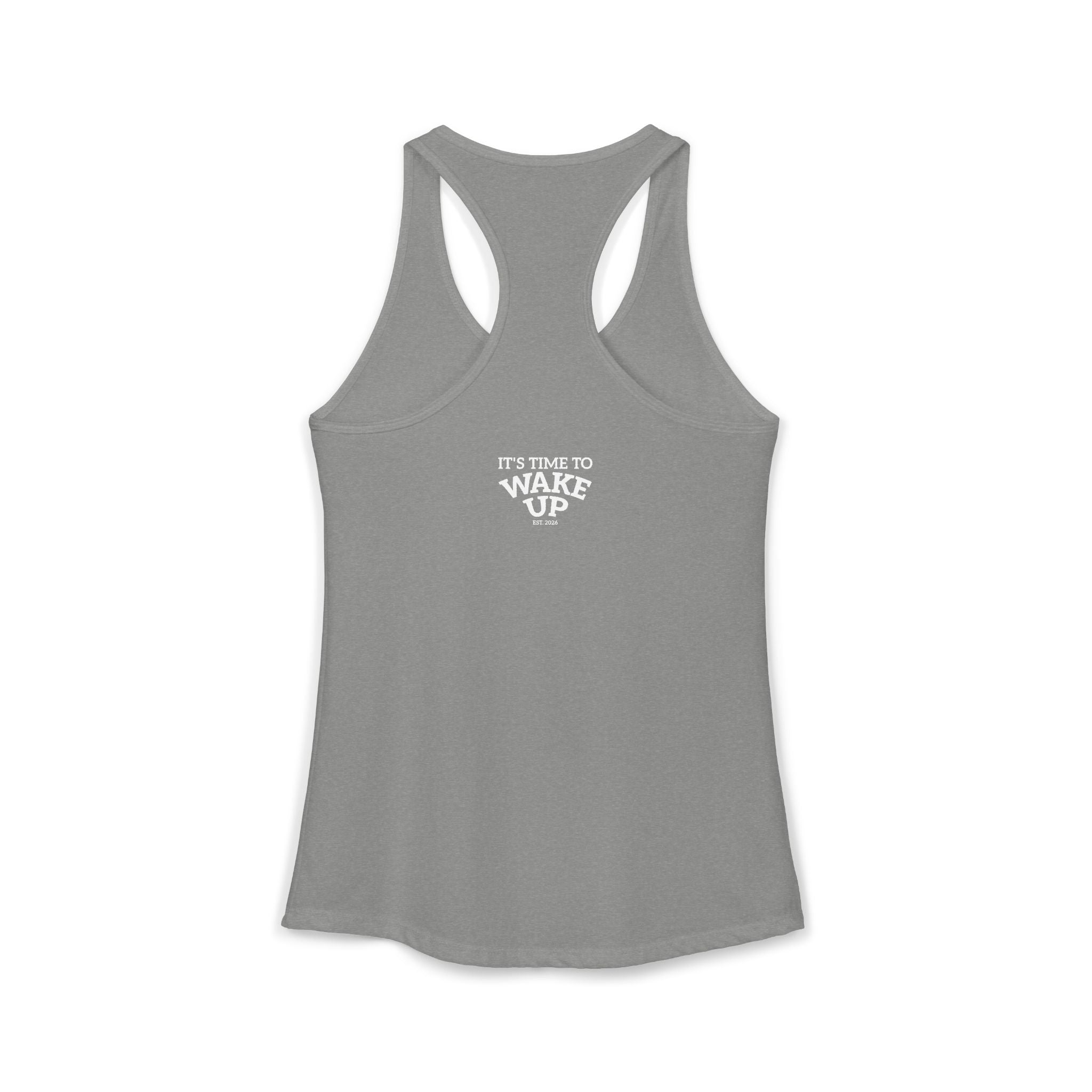 Wake Up dark | Women's Ideal Racerback Tank