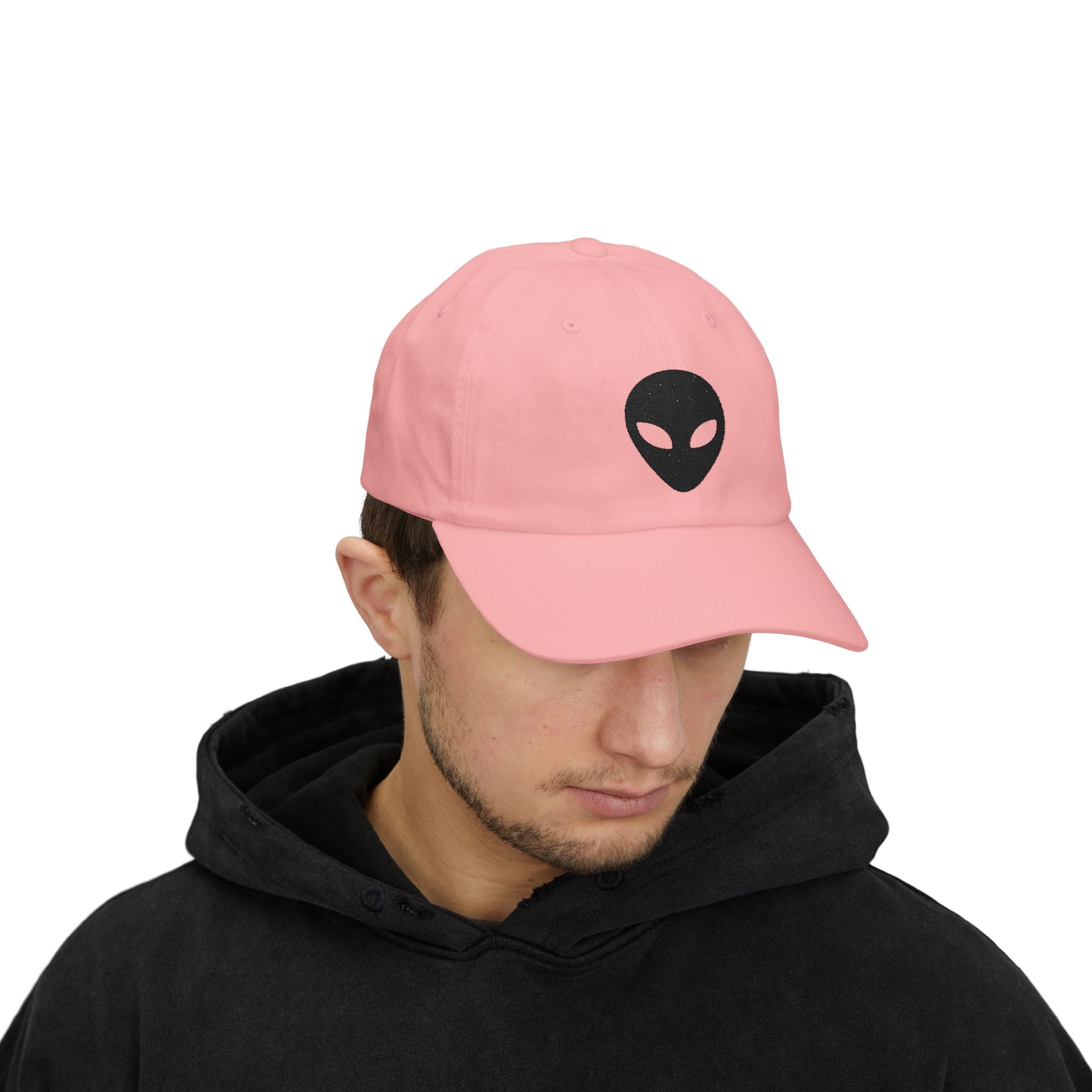 Alien "They Are Here." Dad Cap - Embroidered Baseball Hat light