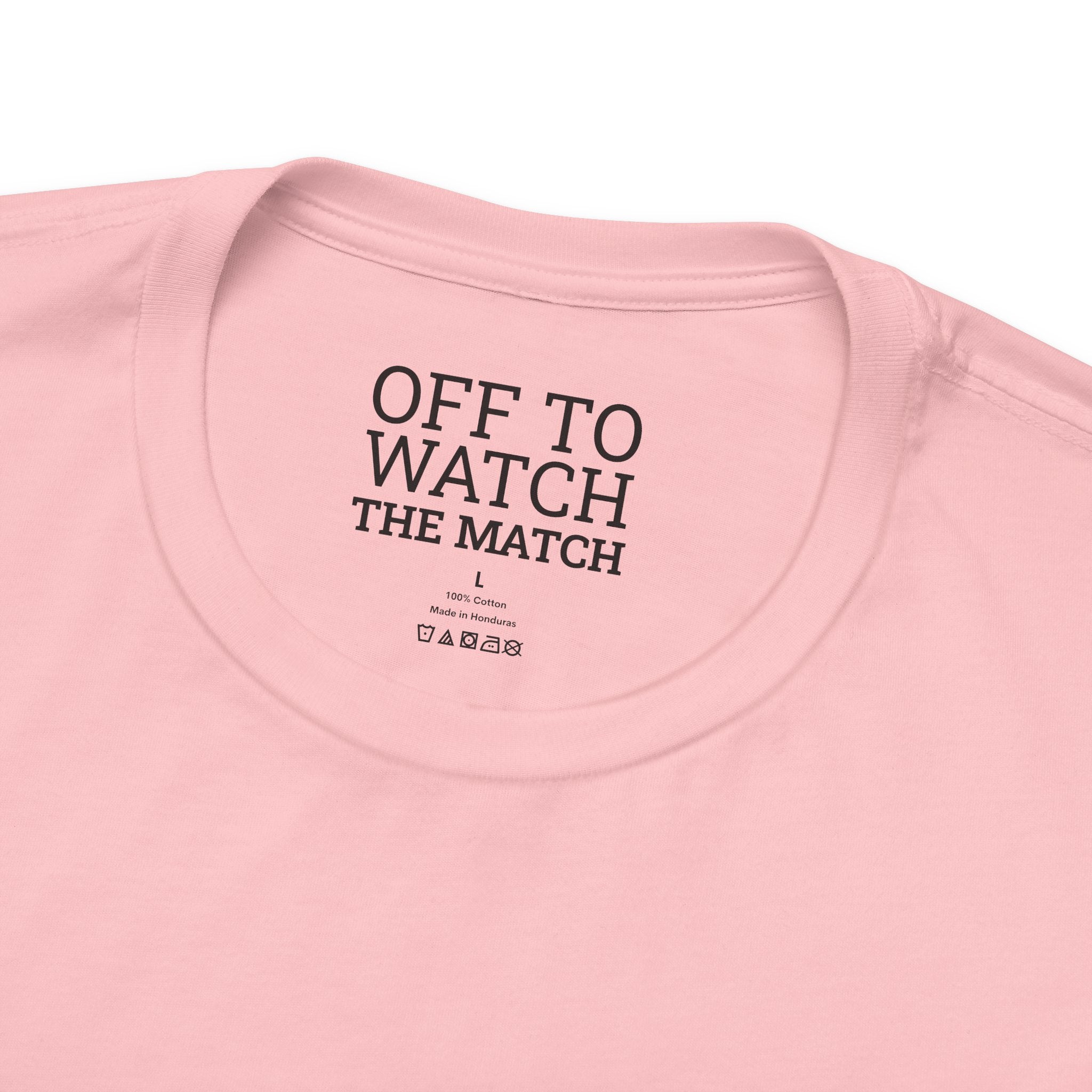 Off to Watch the Match Tee | soccer watch party, match-day outfit