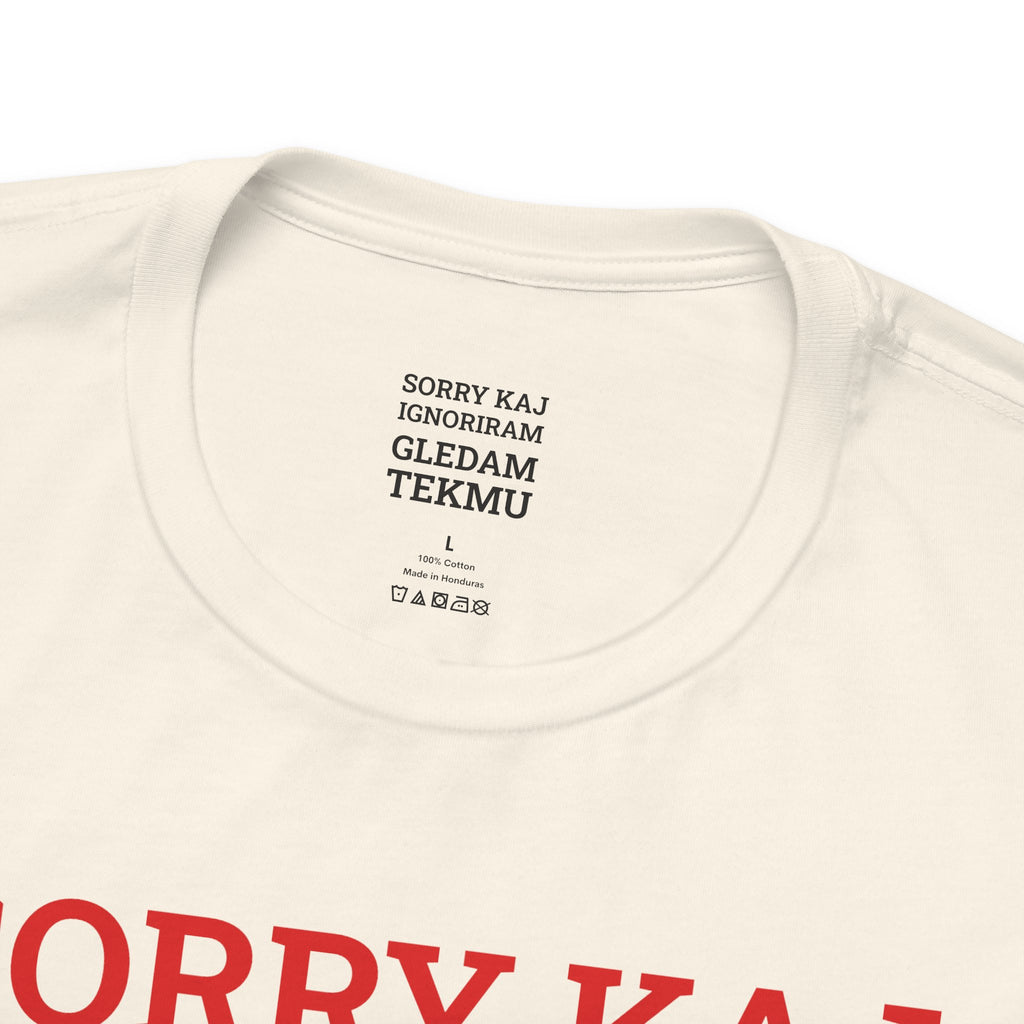 Off to Watch the Match Tee | Sorry kaj ignoriram gledam tekmu, match-day outfit