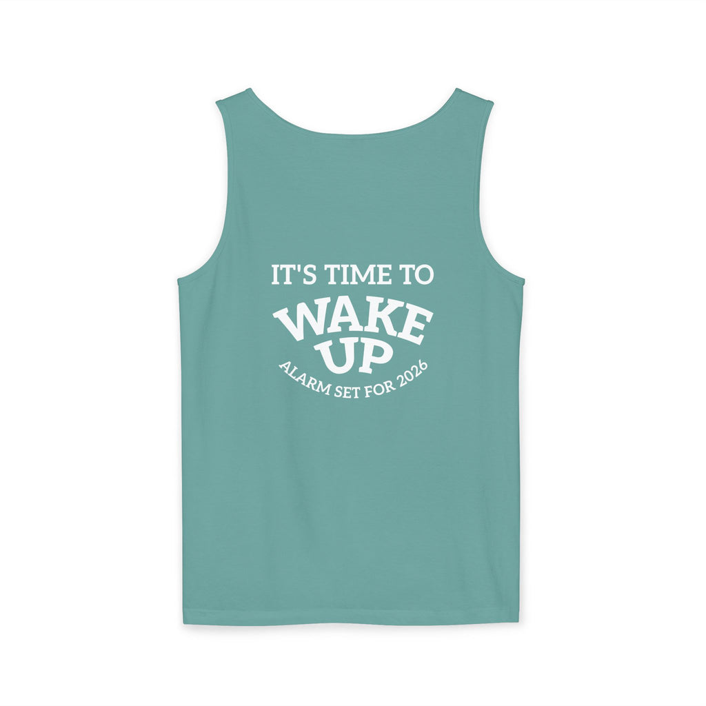Wake Up Tank Top dark — Casual Graphic Tank