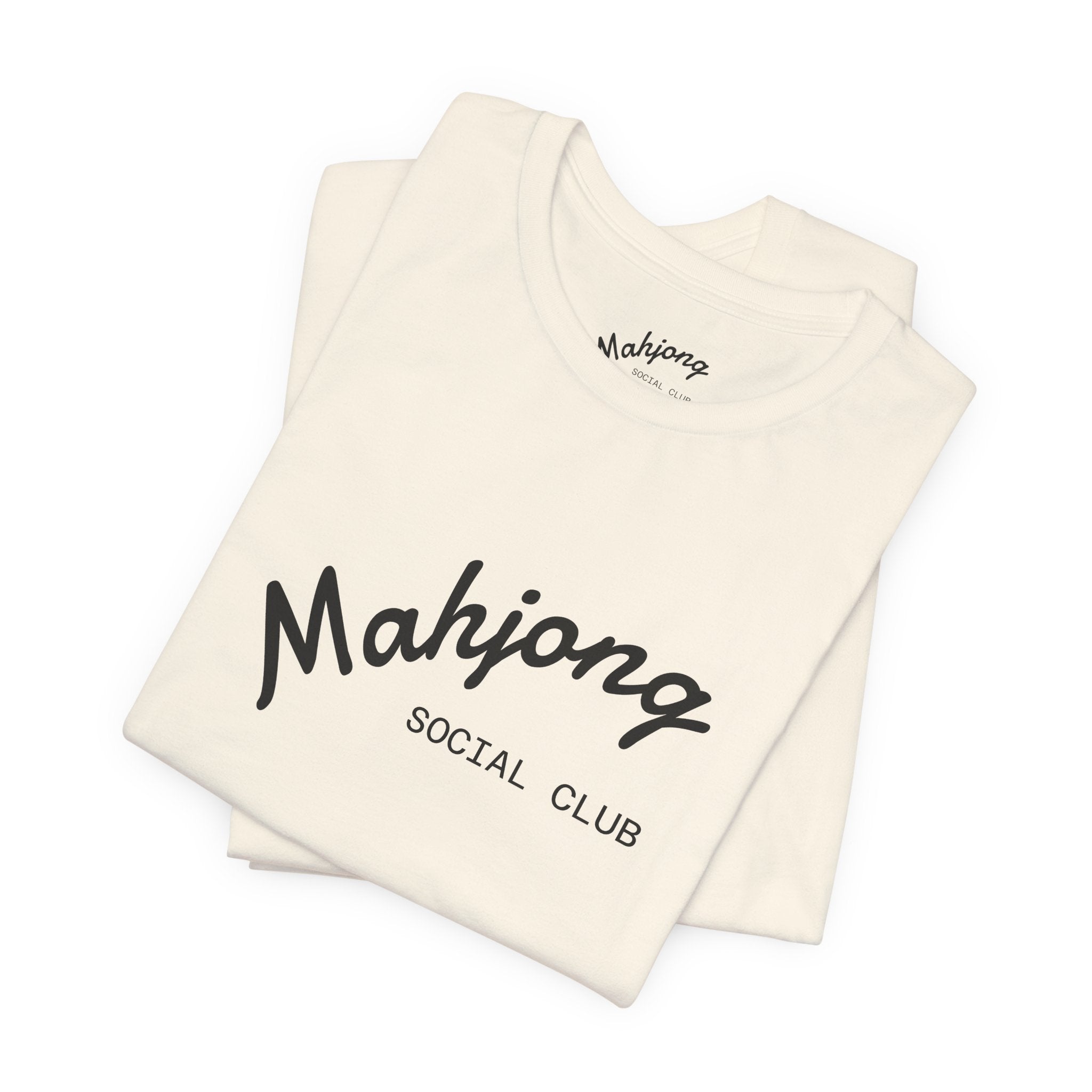 Mahjong Social Club Tee | tile-inspired, jade green pastel