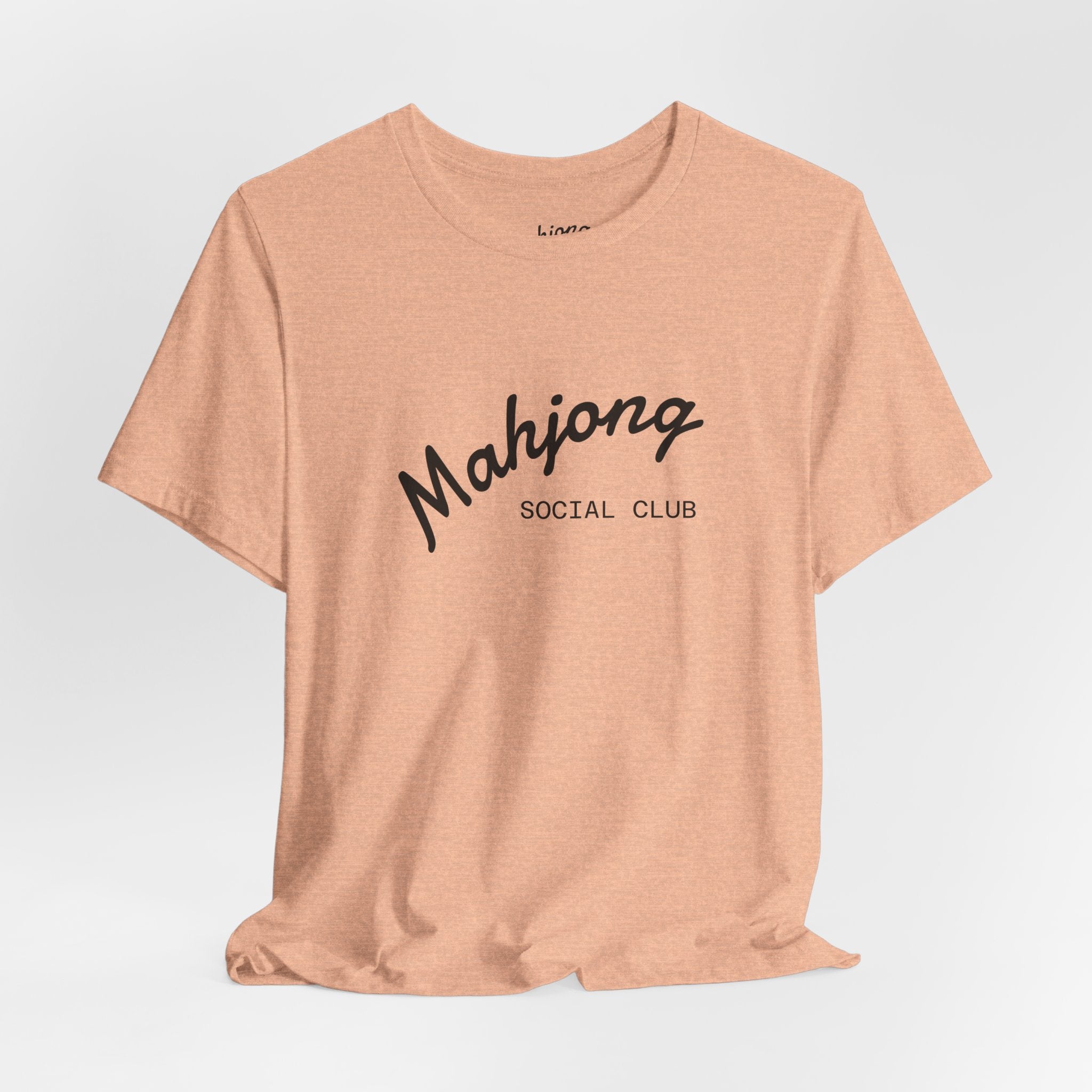 Mahjong Social Club Tee | tile-inspired, jade green pastel