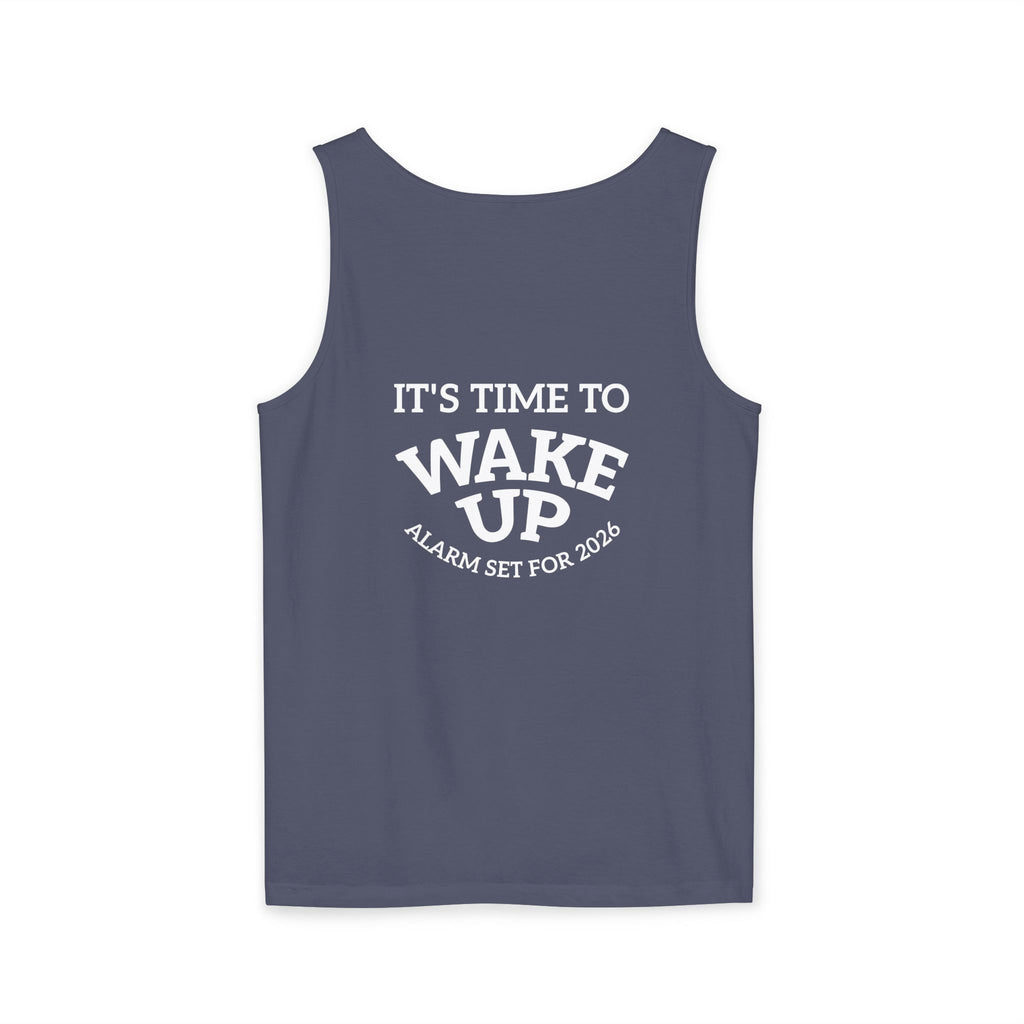 Wake Up Tank Top dark — Casual Graphic Tank