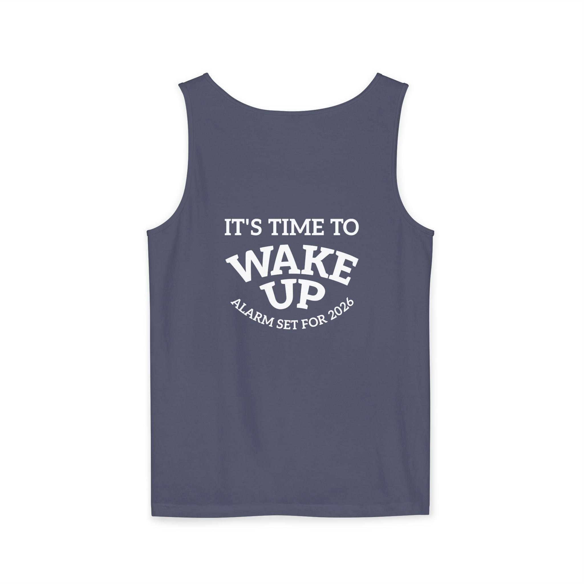 Wake Up Tank Top dark — Casual Graphic Tank