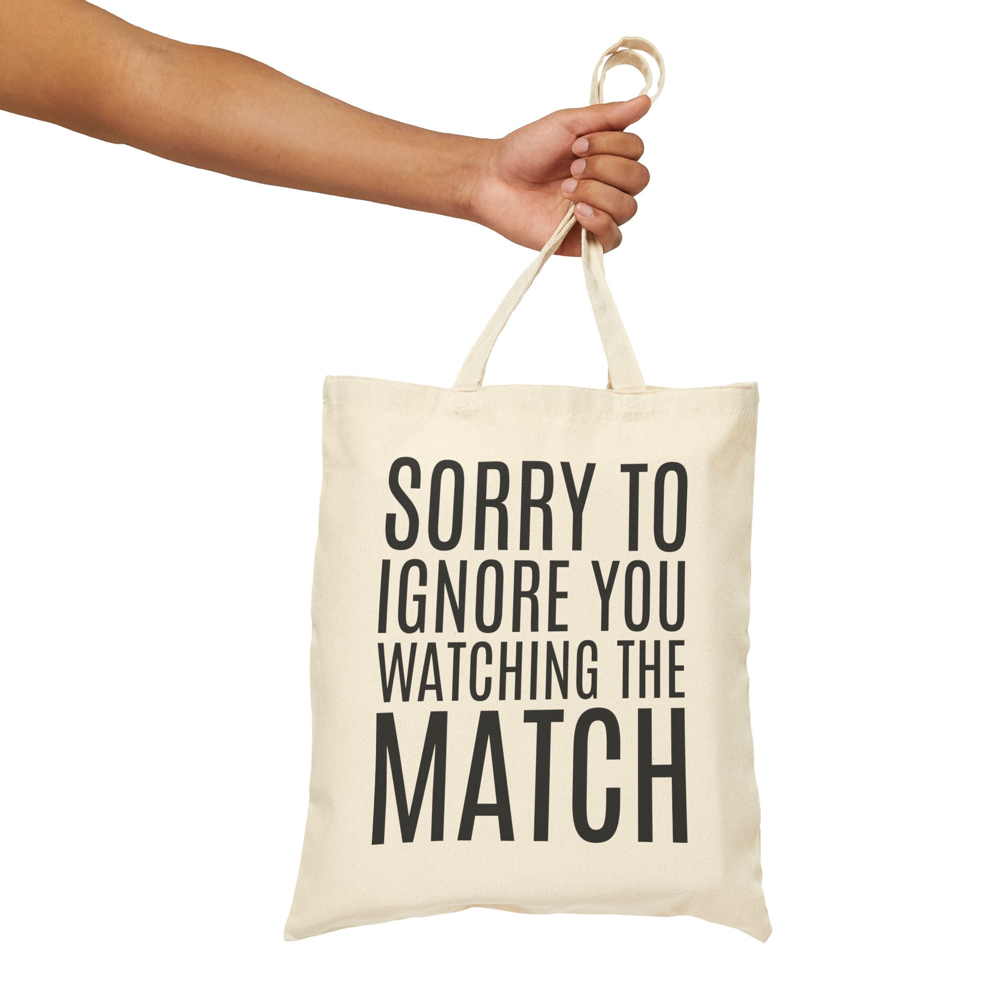 Off to Watch the Match Tote, sorry to ignore you