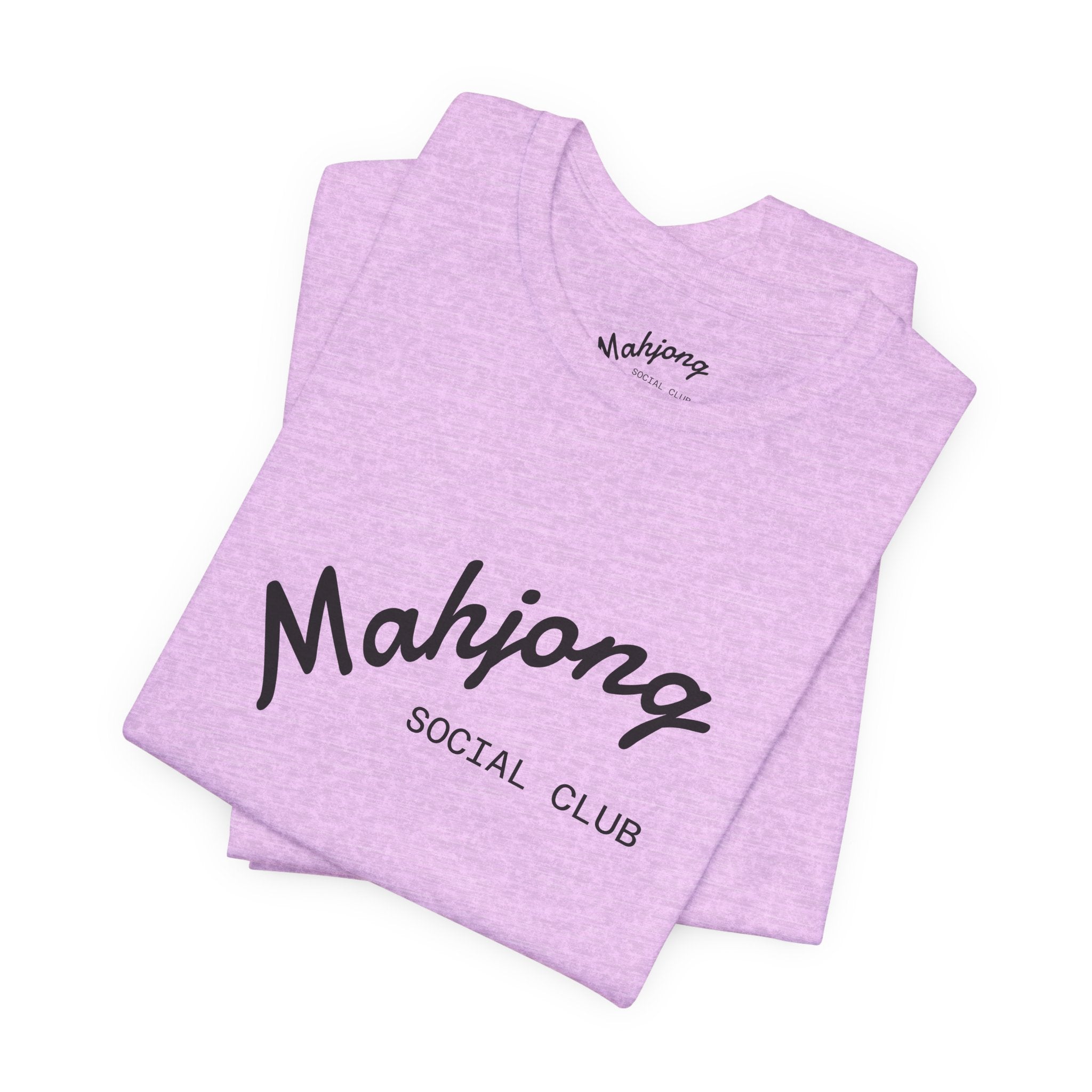 Mahjong Social Club Tee | tile-inspired, jade green pastel