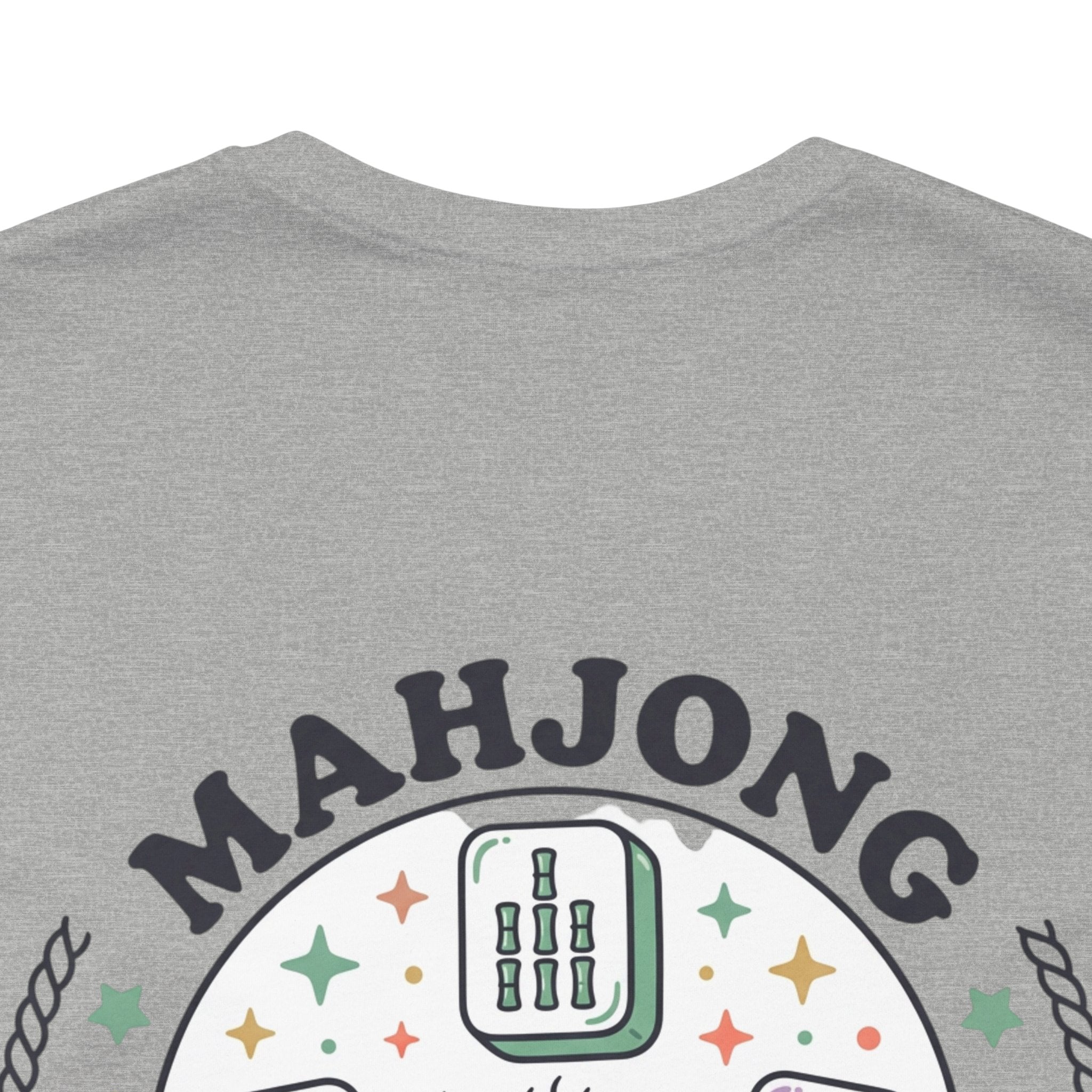 Mahjong Social Club Tee | tile-inspired, jade green pastel