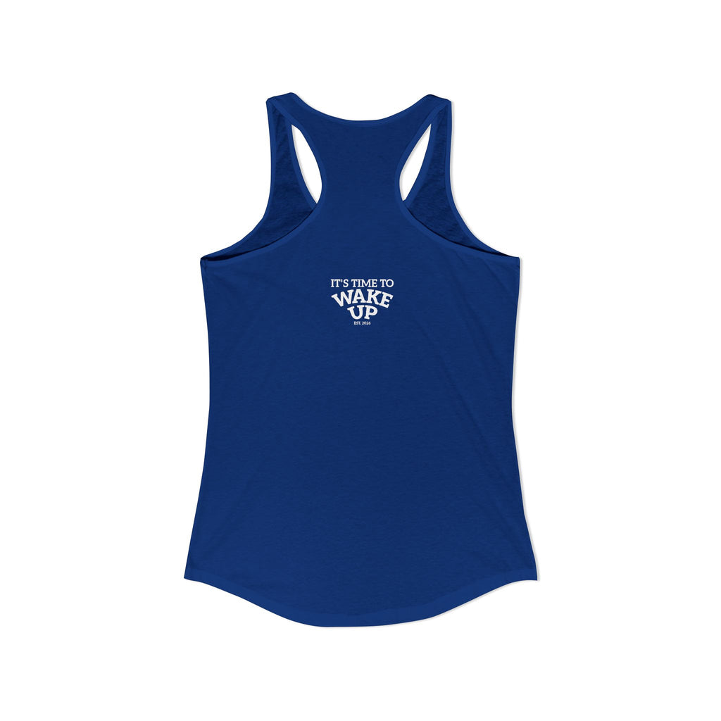 Wake Up dark | Women's Ideal Racerback Tank