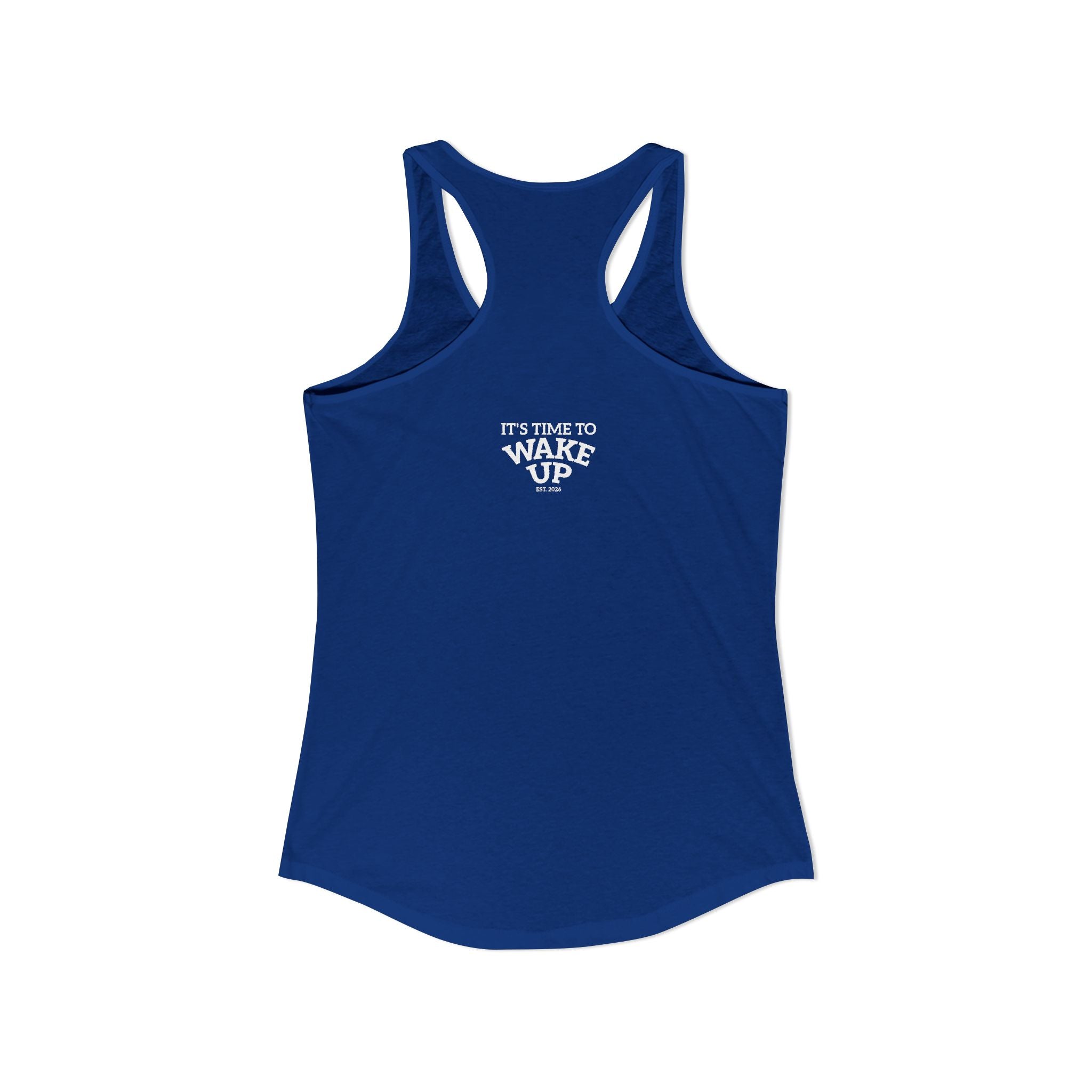 Wake Up dark | Women's Ideal Racerback Tank
