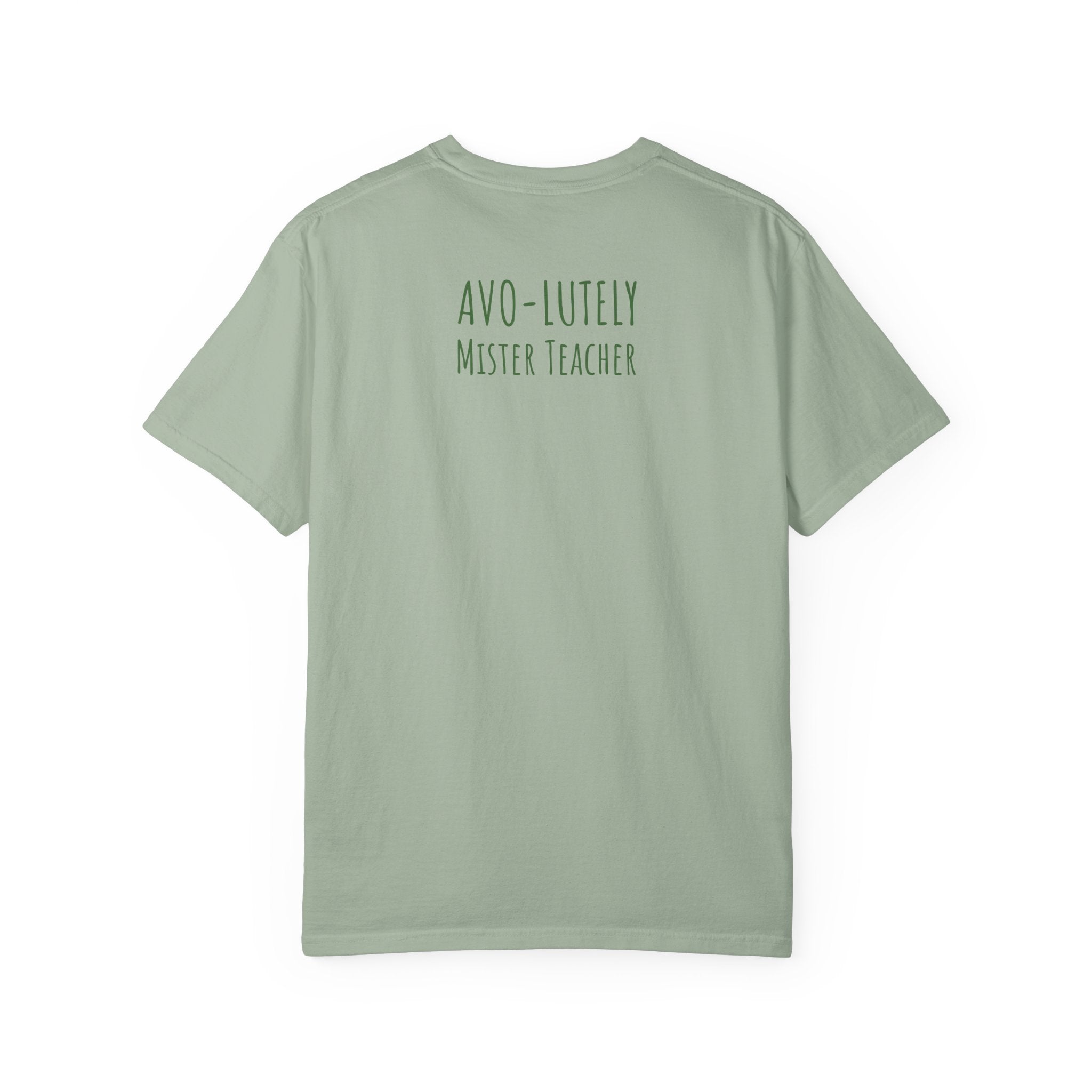 Personalizable "Avo-lutely Amazing Teacher" T-Shirt — Cute Avocado [XX] Grade Teacher Tee