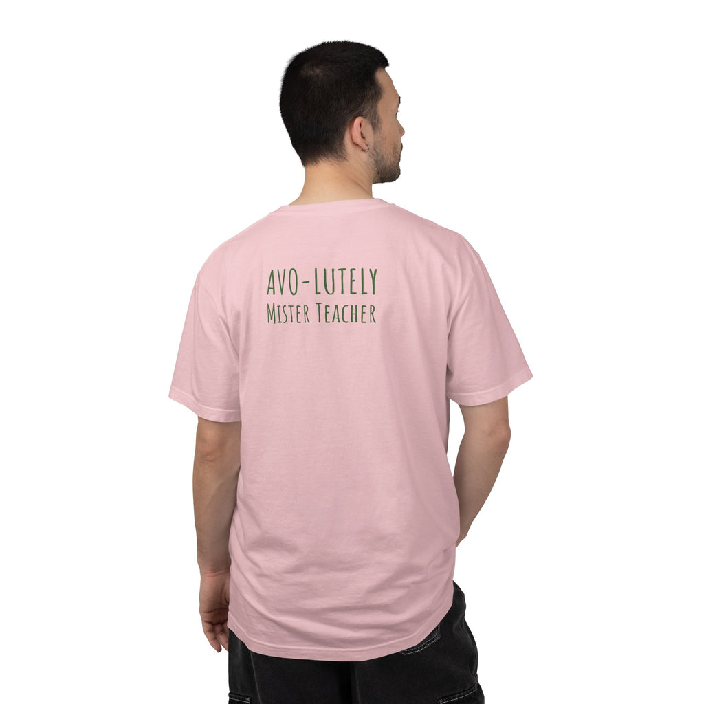 Personalizable "Avo-lutely Amazing Teacher" T-Shirt — Cute Avocado [XX] Grade Teacher Tee